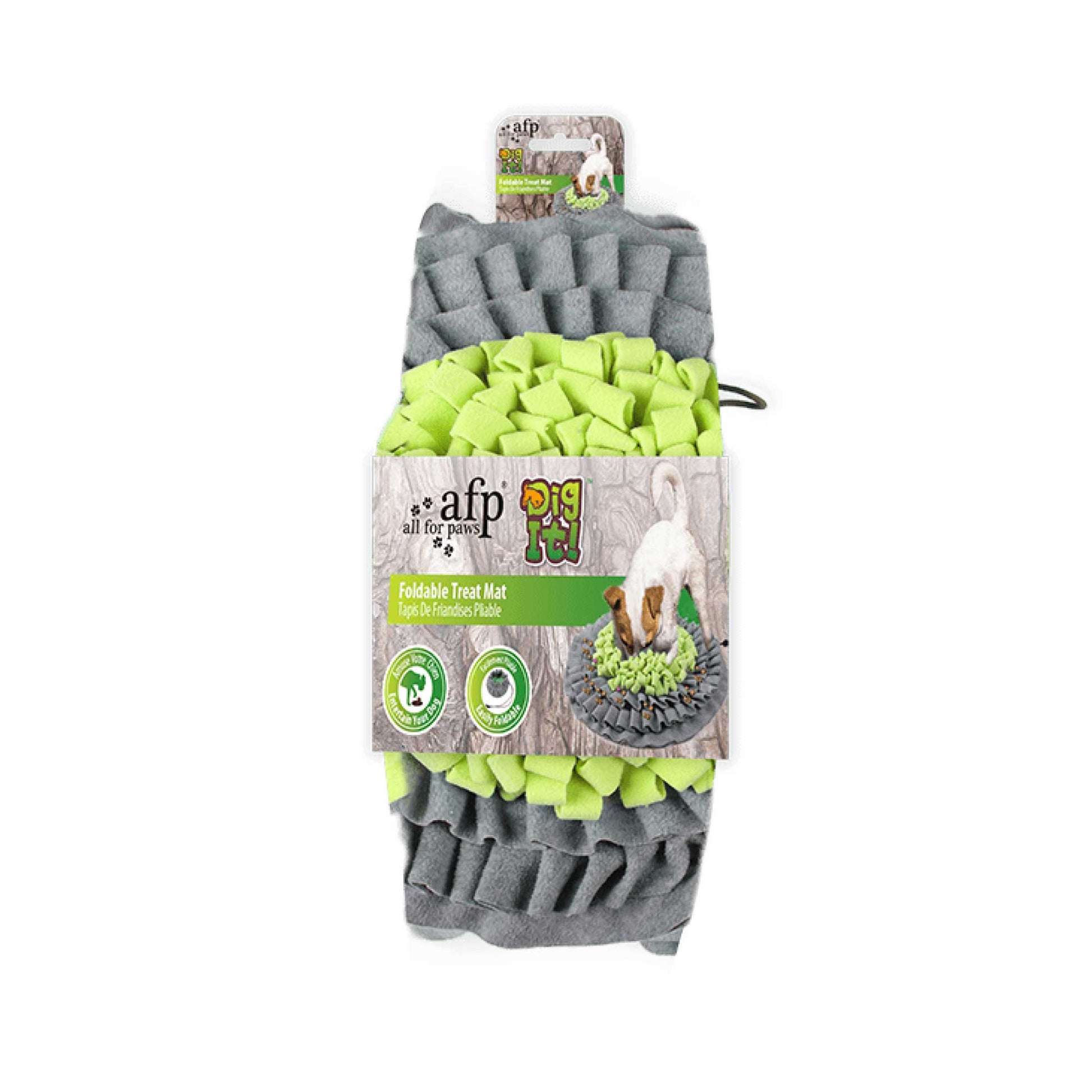 Foldable Dog Treat Mat 48cm - Puppy Trainer Snuffle Sniffer Interactive Feeder-1