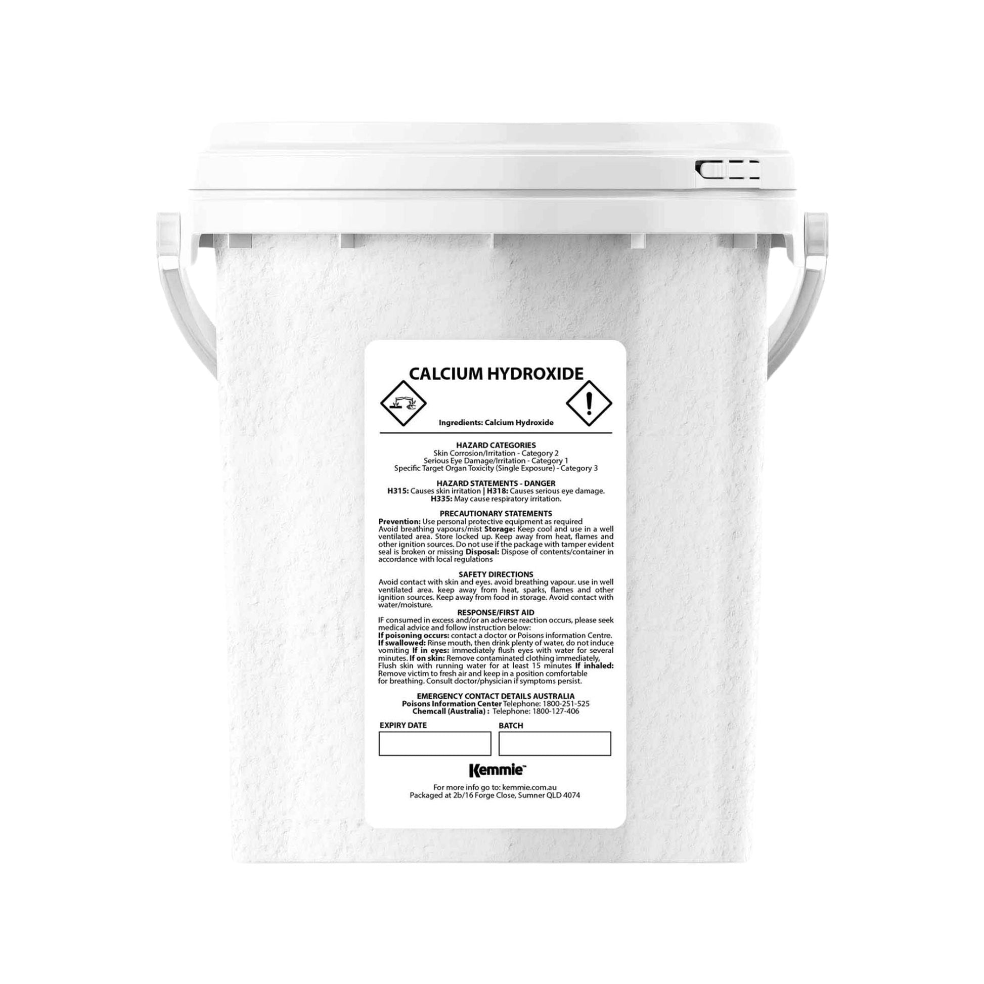 Food Grade Calcium Hydroxide Powder Tubs - FCC Hydrated Slaked Pickling Bulk-5