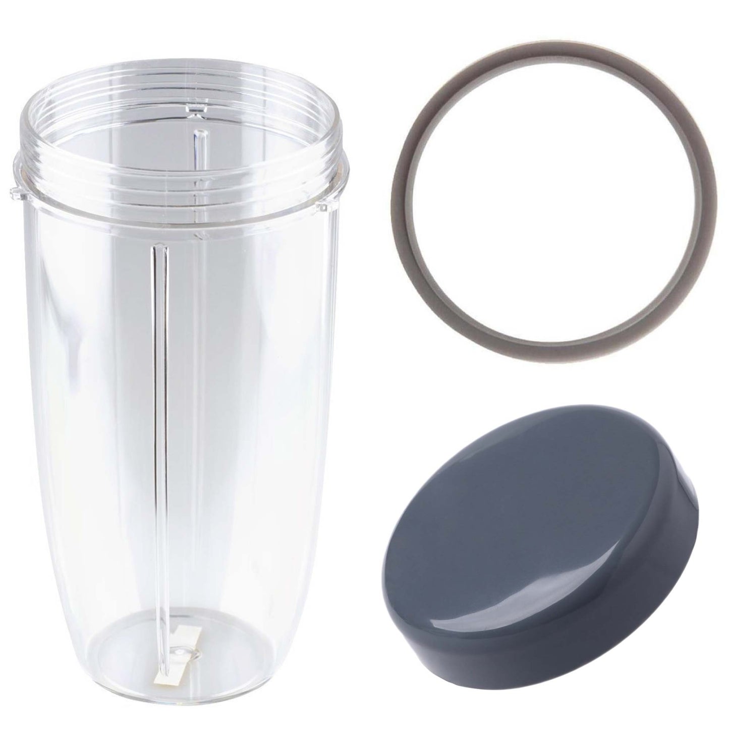 For Nutribullet Colossal Large Cup + Stay Fresh Lid + Grey Seal - 900 600 Models-0