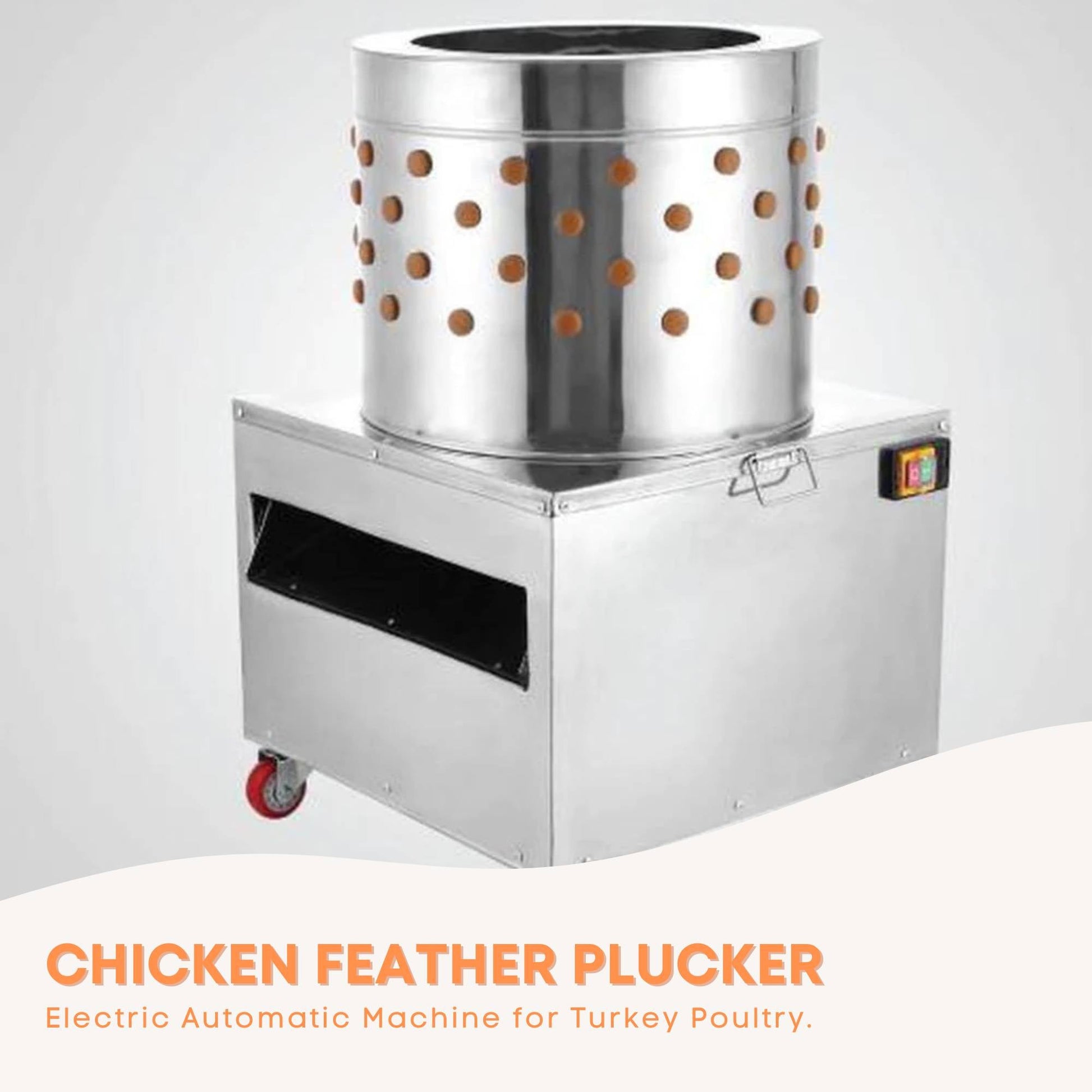50cm Chicken Feather Plucker Electric Automatic Machine - Poultry Turkey-1