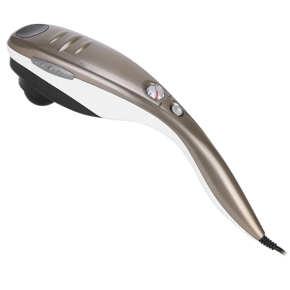 Full Body Handheld Massager Machine Champagne - 6 Massage Heads Neck Shoulder-0
