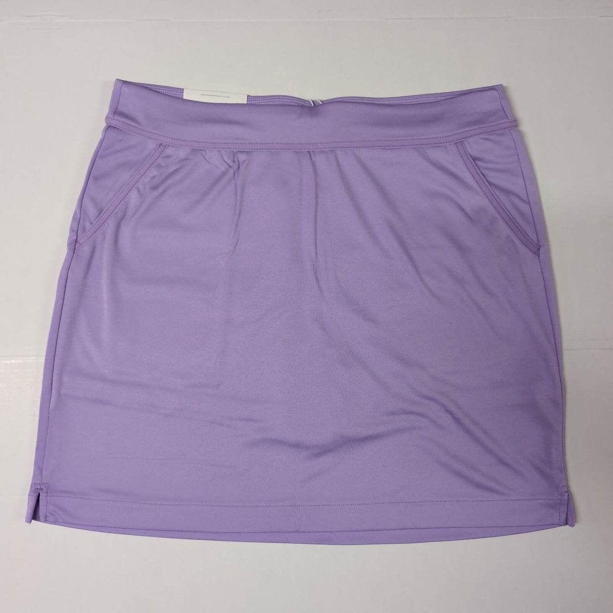 Greg Norman Womens Ribbon Trim Knit Skirt Skort in Lavender