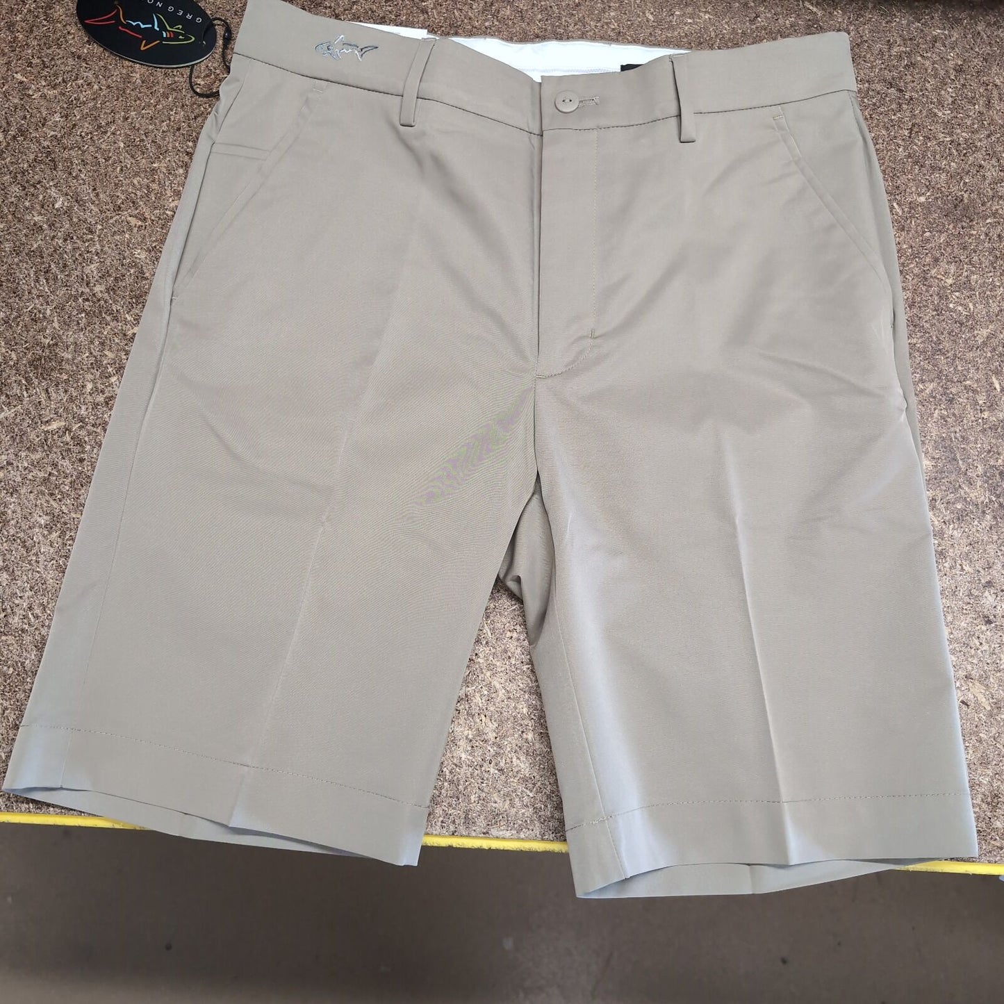 Greg Norman Collection Men's ML75 Hybrid Flat Front Shorts in Bamboo