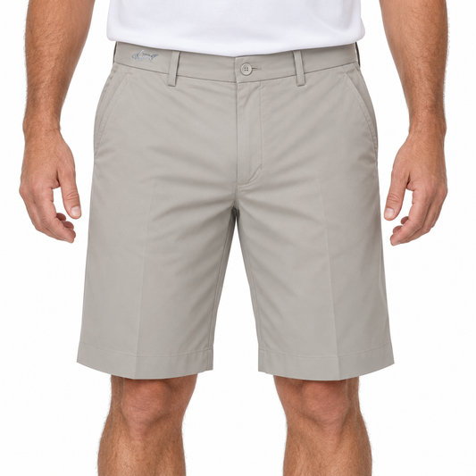 Greg Norman Collection Men's ML75 Hybrid Flat Front Shorts in Bamboo
