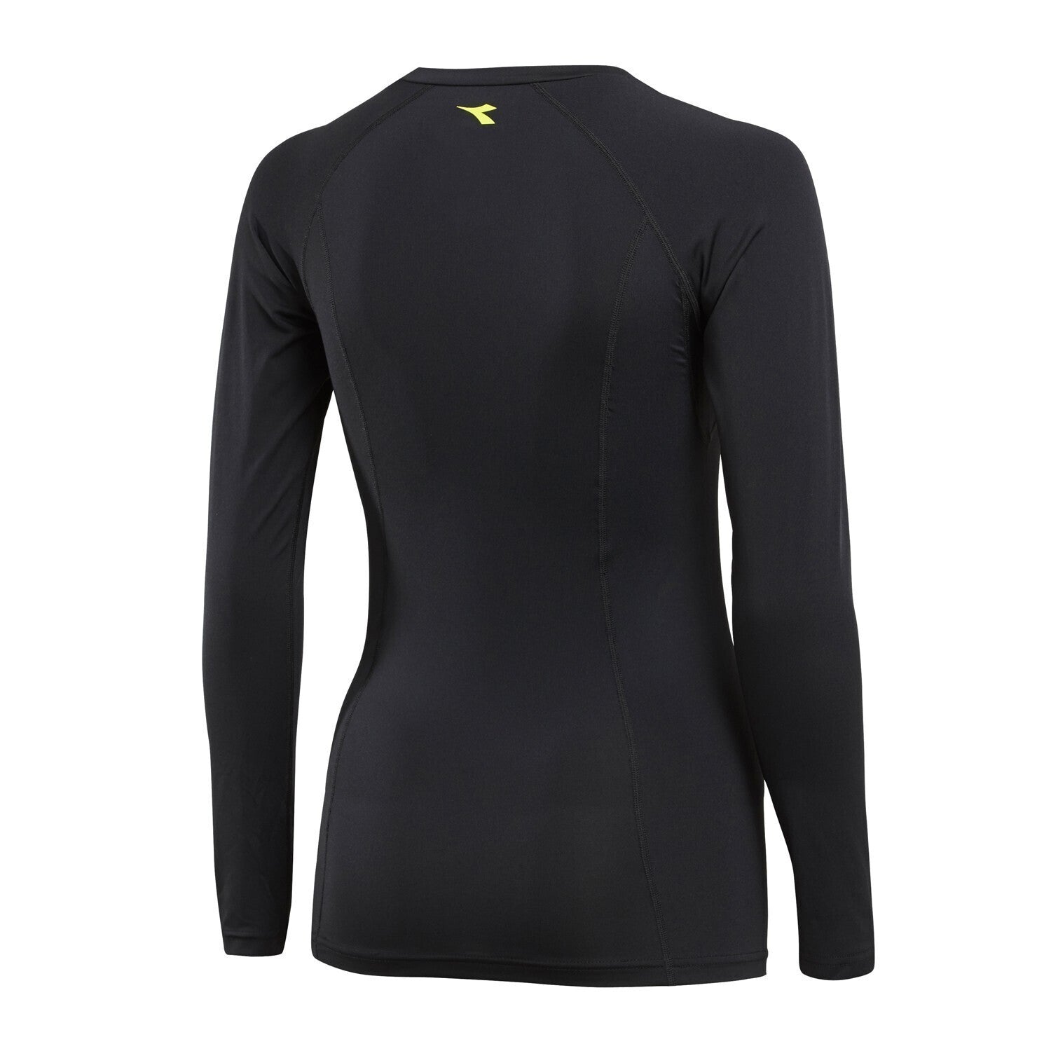 DIADORA Ladies Compression Sports Thermal Long Sleeve Tee Top T Shirt - Black-3