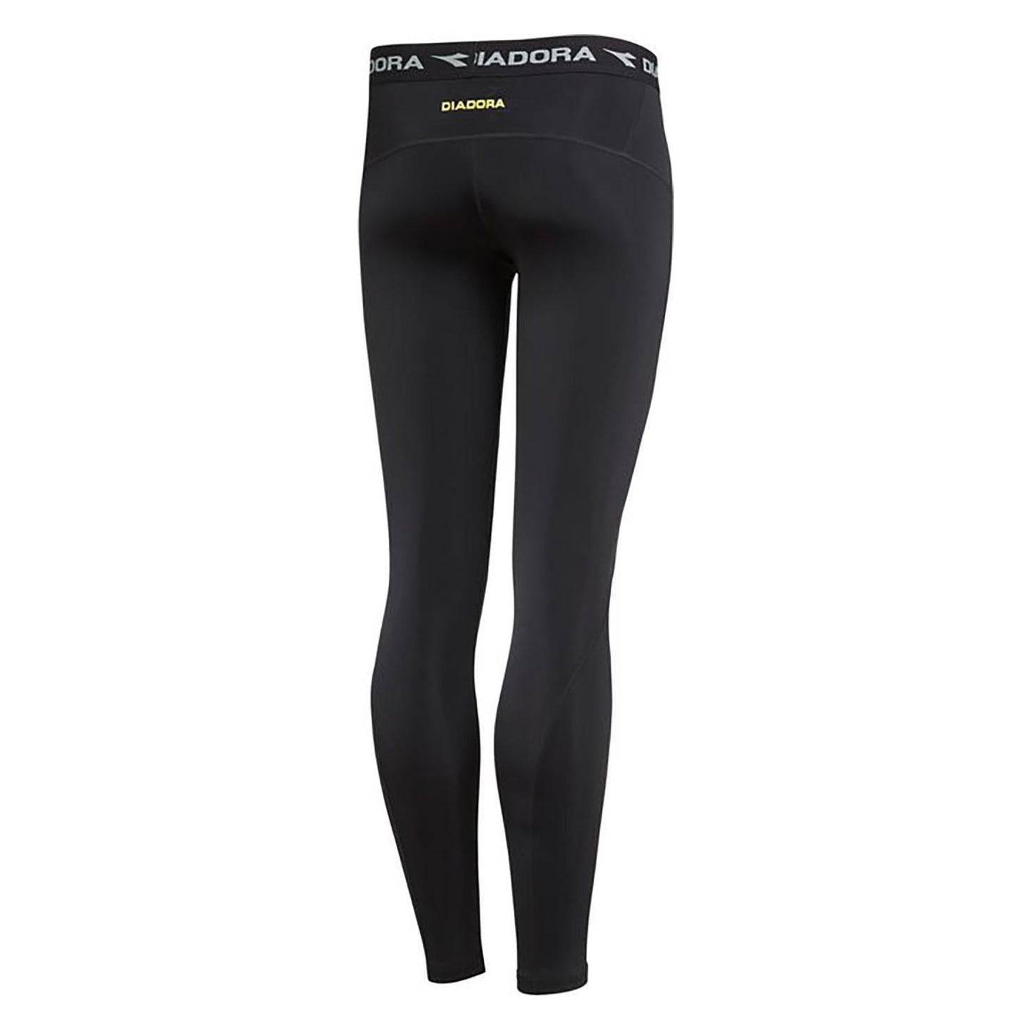 DIADORA Ladies Compression Sports Full Length Tights Gym Yoga - Black-2
