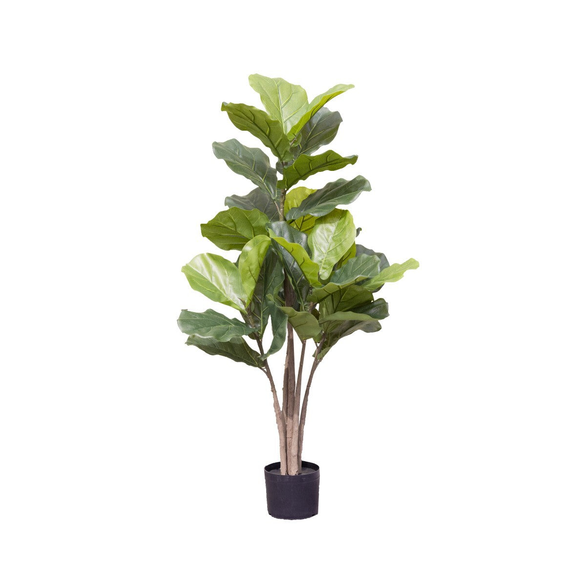 122cm Potted Faux Giant Fiddle Leaf Fig Tree Artificial Plant Flower Green-1