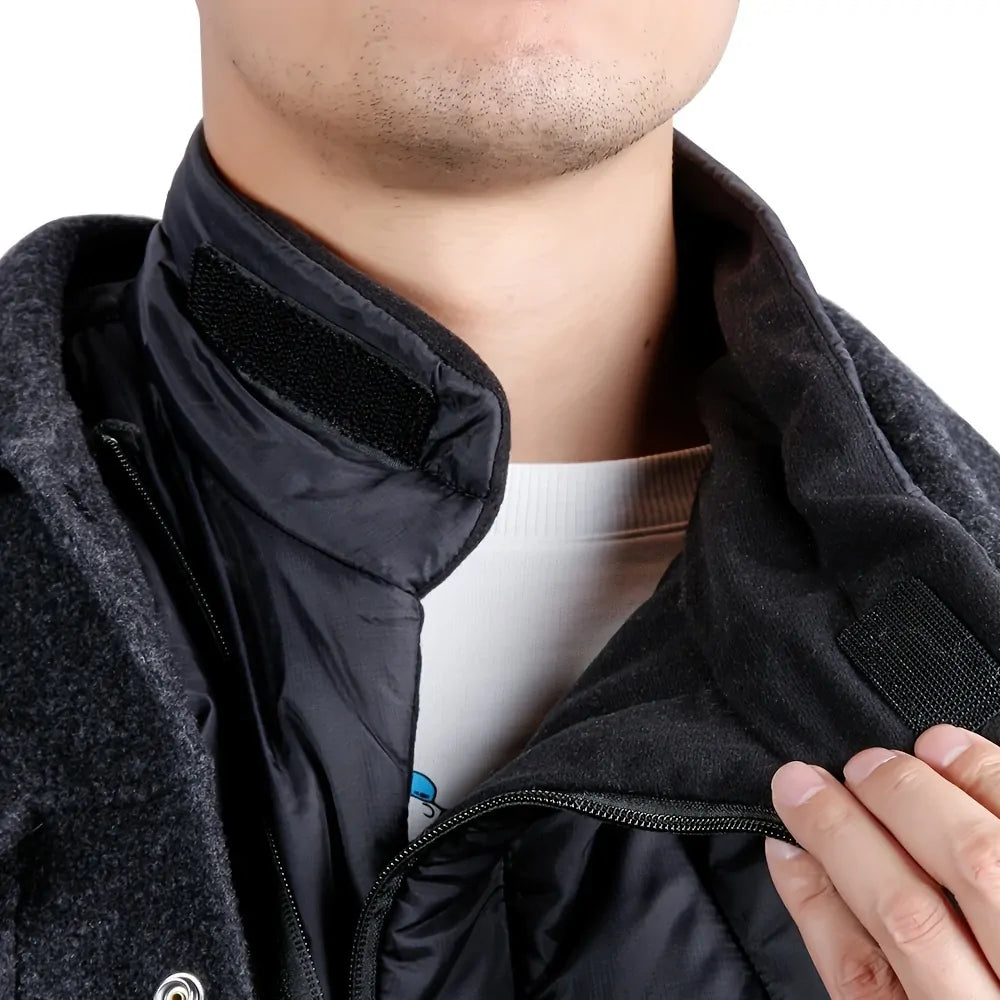 3M Thinsulate Windproof Thermal Neck Warmer - Black (Motorcycle Bib Scarf/Winter Balaclava)-2