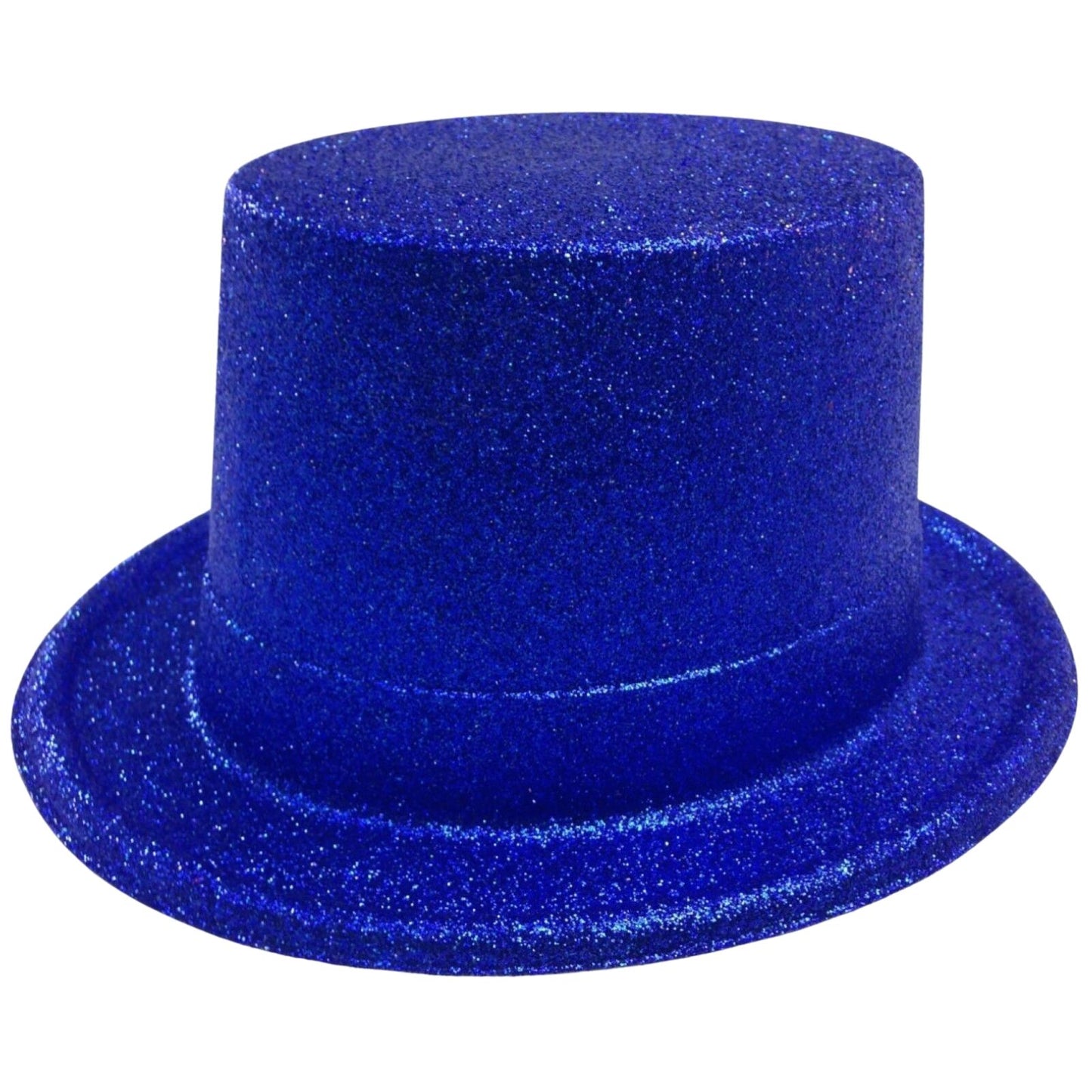 Blue Glitter Top Hat - Sparkly Dance Costume/Fancy Dress Party-2