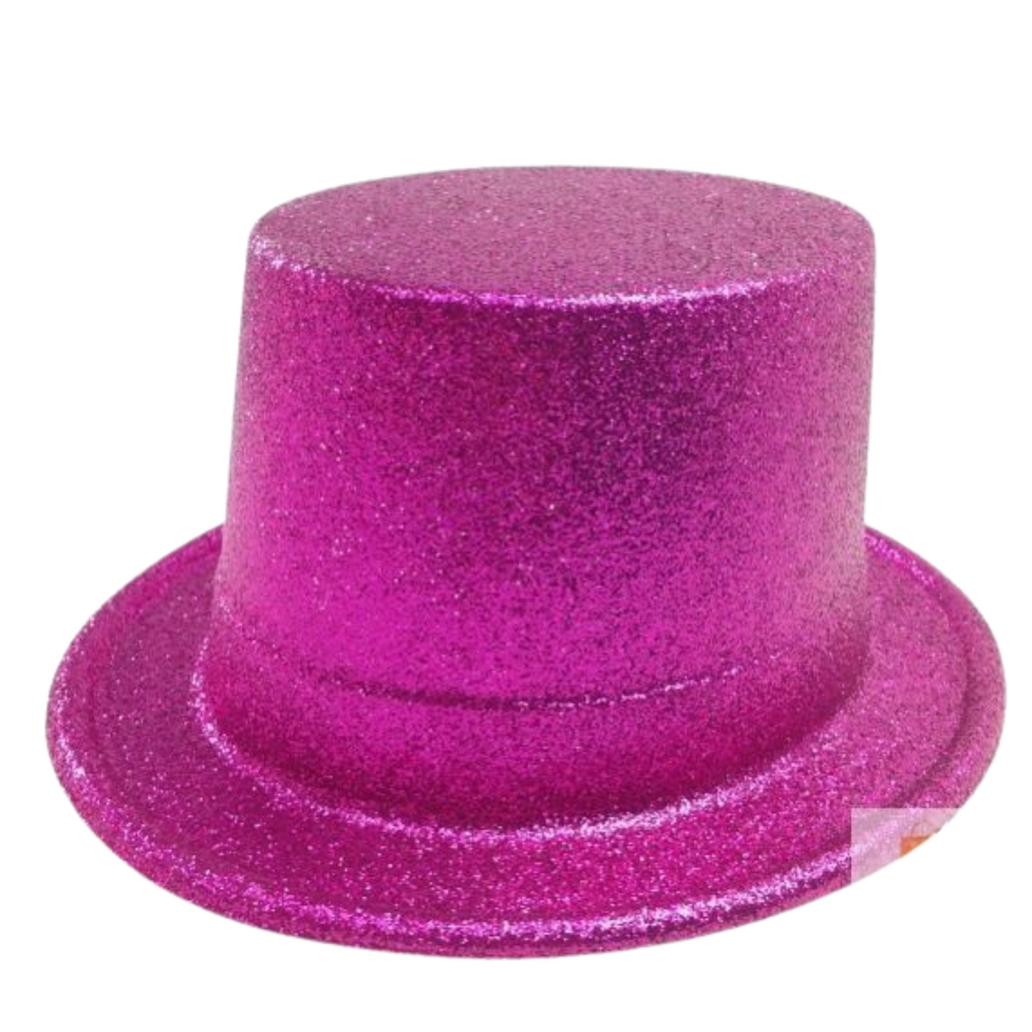 GLITTER TOP HAT Fancy Party Plastic Costume Tall Cap Fun Dress Up Sparkle-5