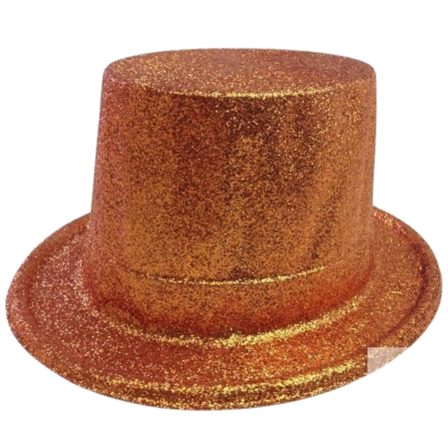 GLITTER TOP HAT Fancy Party Plastic Costume Tall Cap Fun Dress Up Sparkle-8