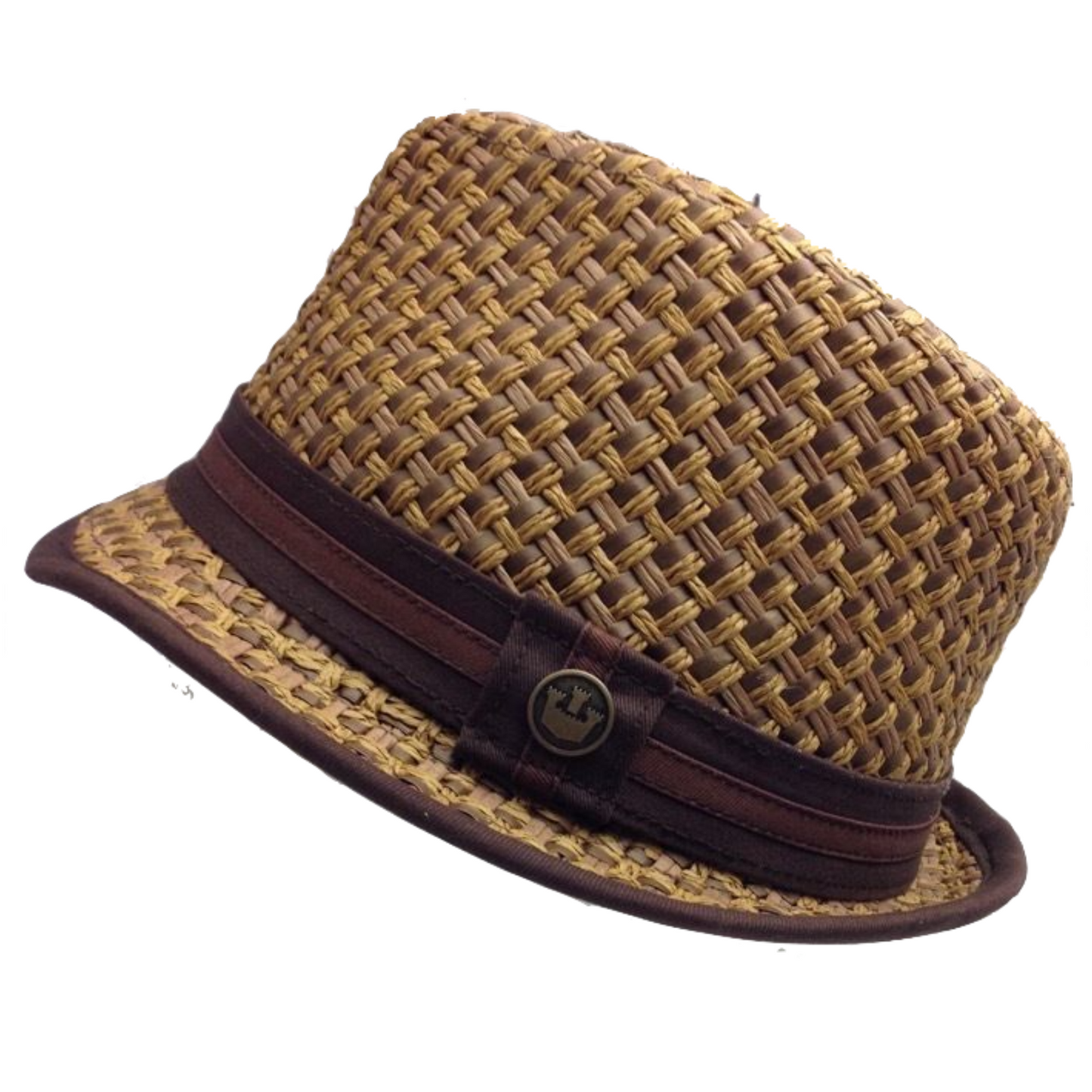 GOORIN BROTHERS Eric B Trilby Fedora Hat Bros Woven Paper Straw 100-4432-0