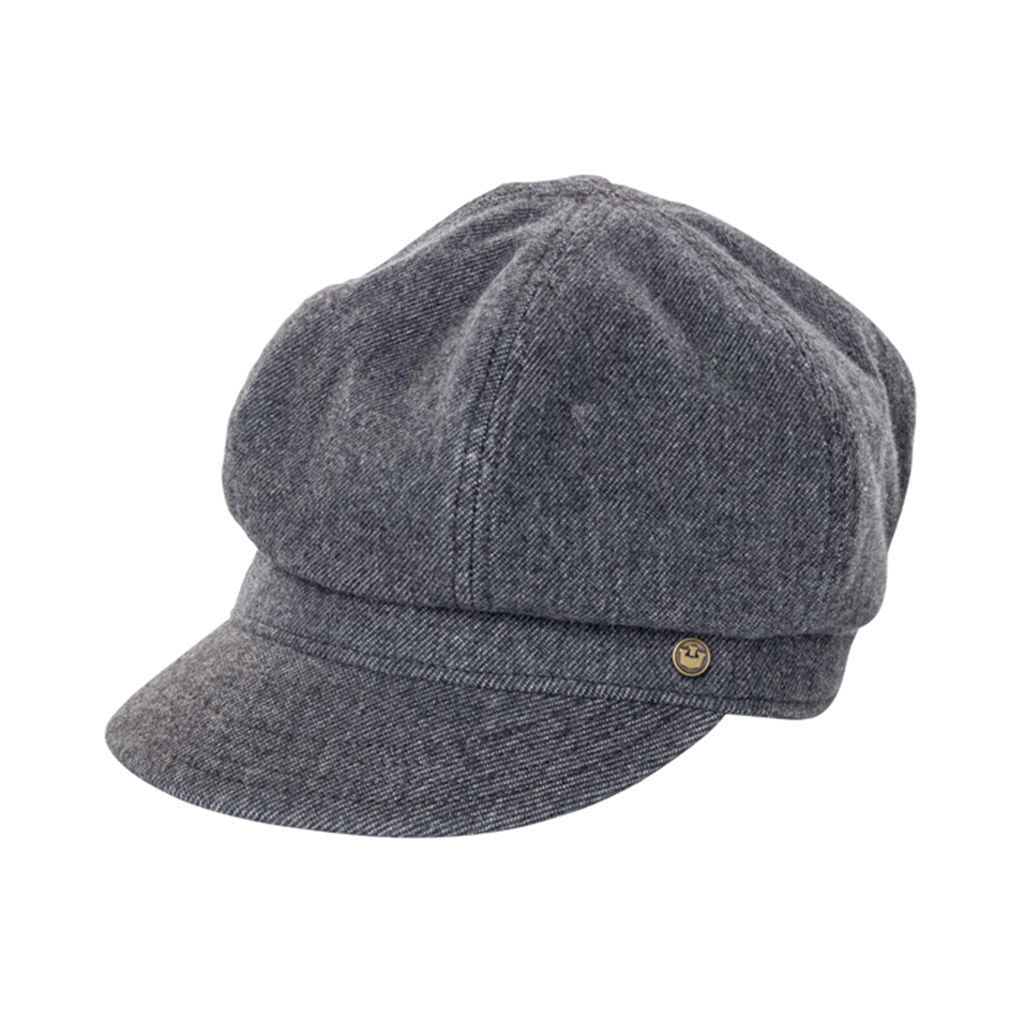 GOORIN BROTHERS Eva Cabbie Style Hat Cap Bros 604-9655 Newsboy Spitfire - Grey