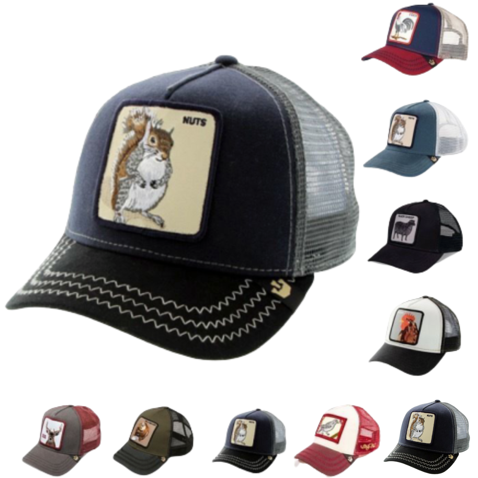 GOORIN BROTHERS Baseball Cap Trucker Snapback Hat Adjustable Animal Series-1