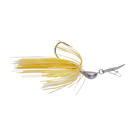 Dekoi 14gm Bladed Swim Jig, Chatterbait, Gold Shine, 2 pack-0