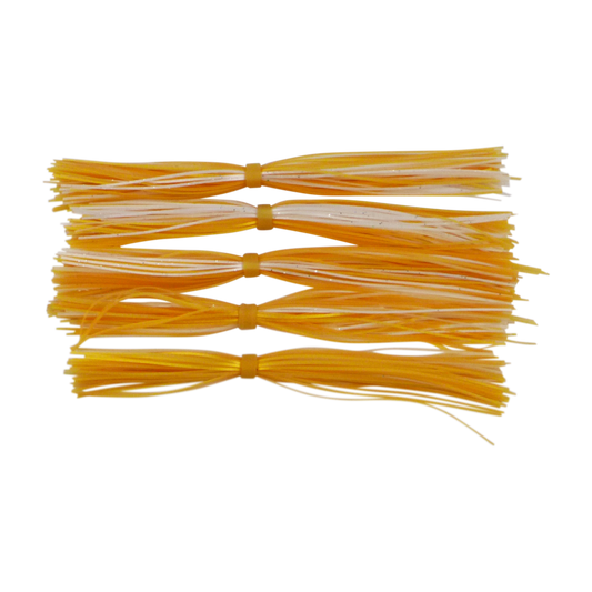 Dekoi Chatterbait Lure Skirts, Gold Shine-0