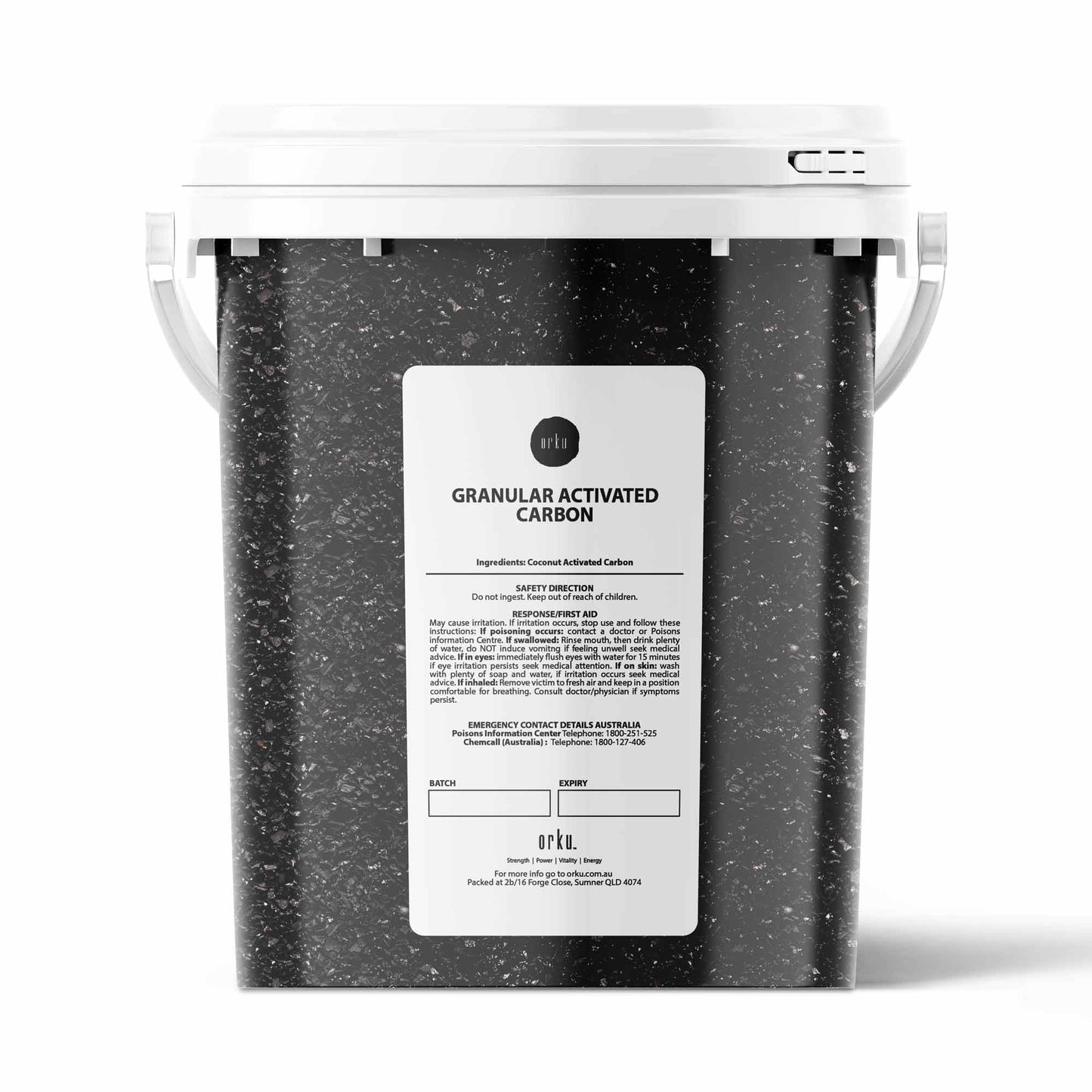 Granular Activated Carbon Tub GAC Coconut Shell Charcoal - Water Filtering Bulk-1