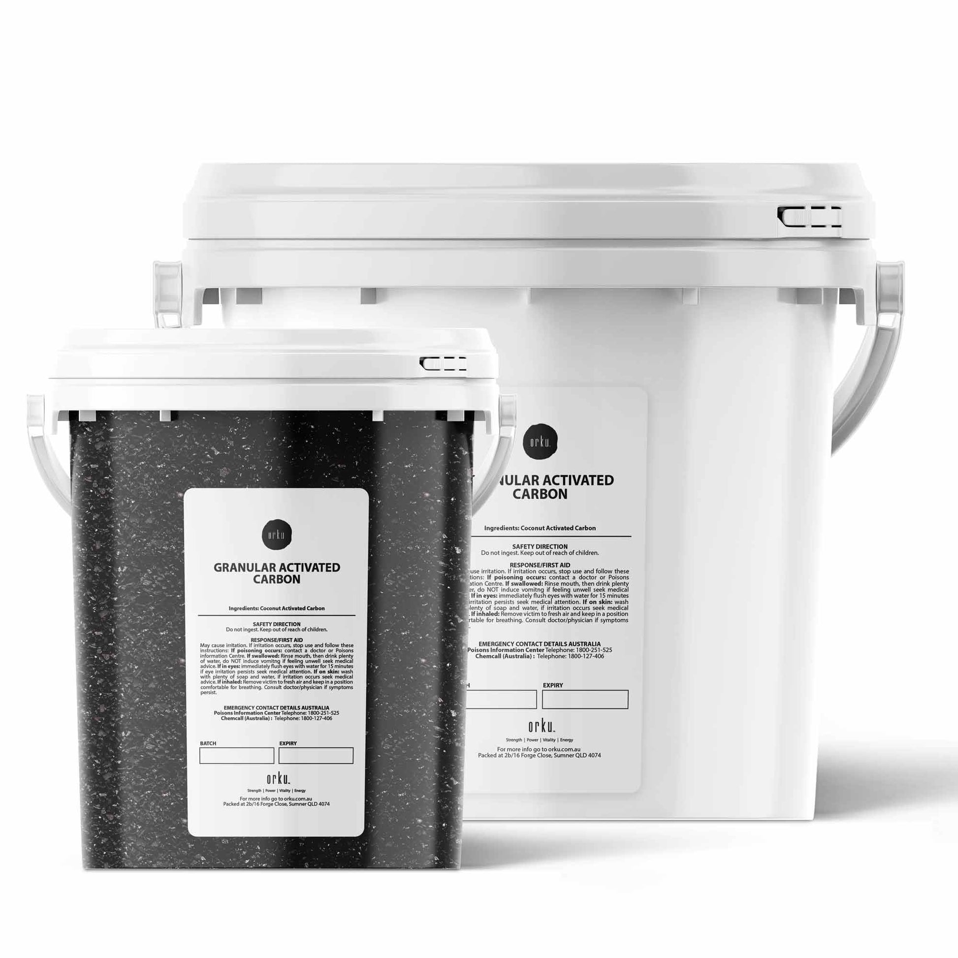 Granular Activated Carbon Tub GAC Coconut Shell Charcoal - Water Filtering Bulk-0