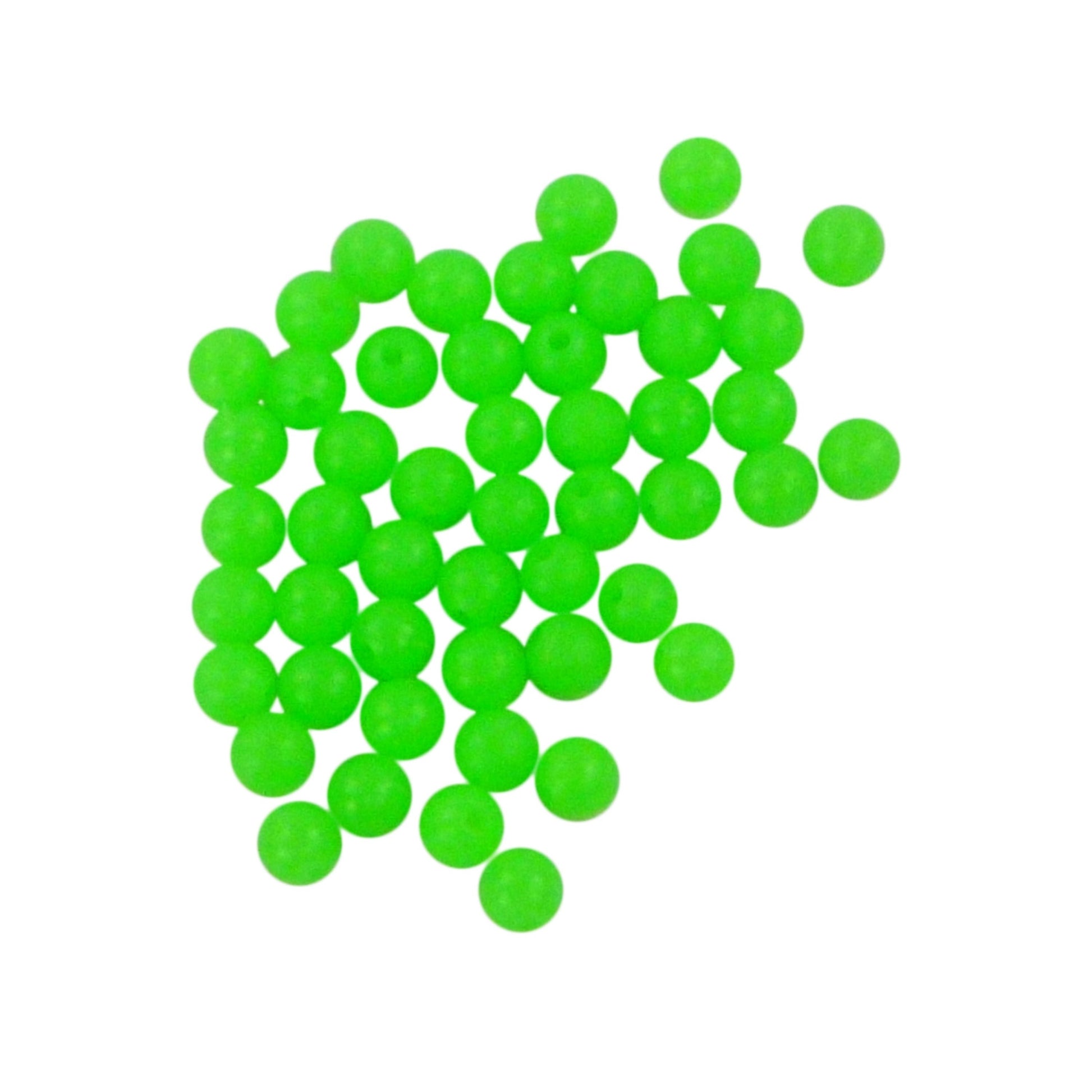 Swimerz Beads, 6mm, Lumo Green, 50 pack-0
