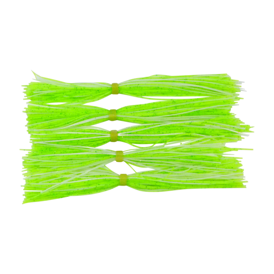 Dekoi Chatterbait Lure Skirts, Green Flash-0