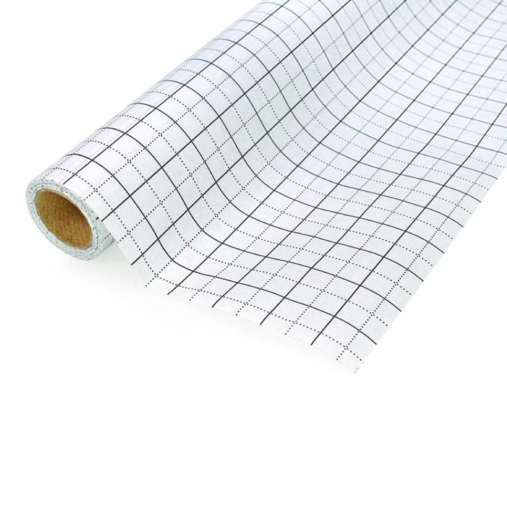 Grid Pattern Tracing Paper Birch 10m x 80cm Black Printed Dressmakers Sewing Roll-0