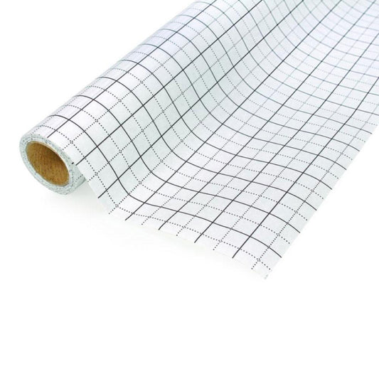 Grid Pattern Tracing Paper Birch 10m x 80cm Black Printed Dressmakers Sewing Roll-0