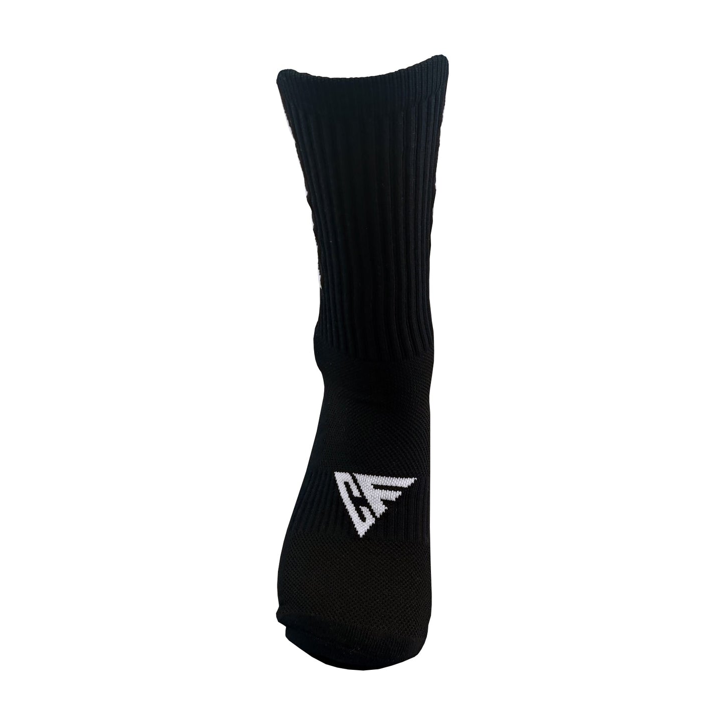 Grip Sock - Black (v2) - Football + Soccer-1
