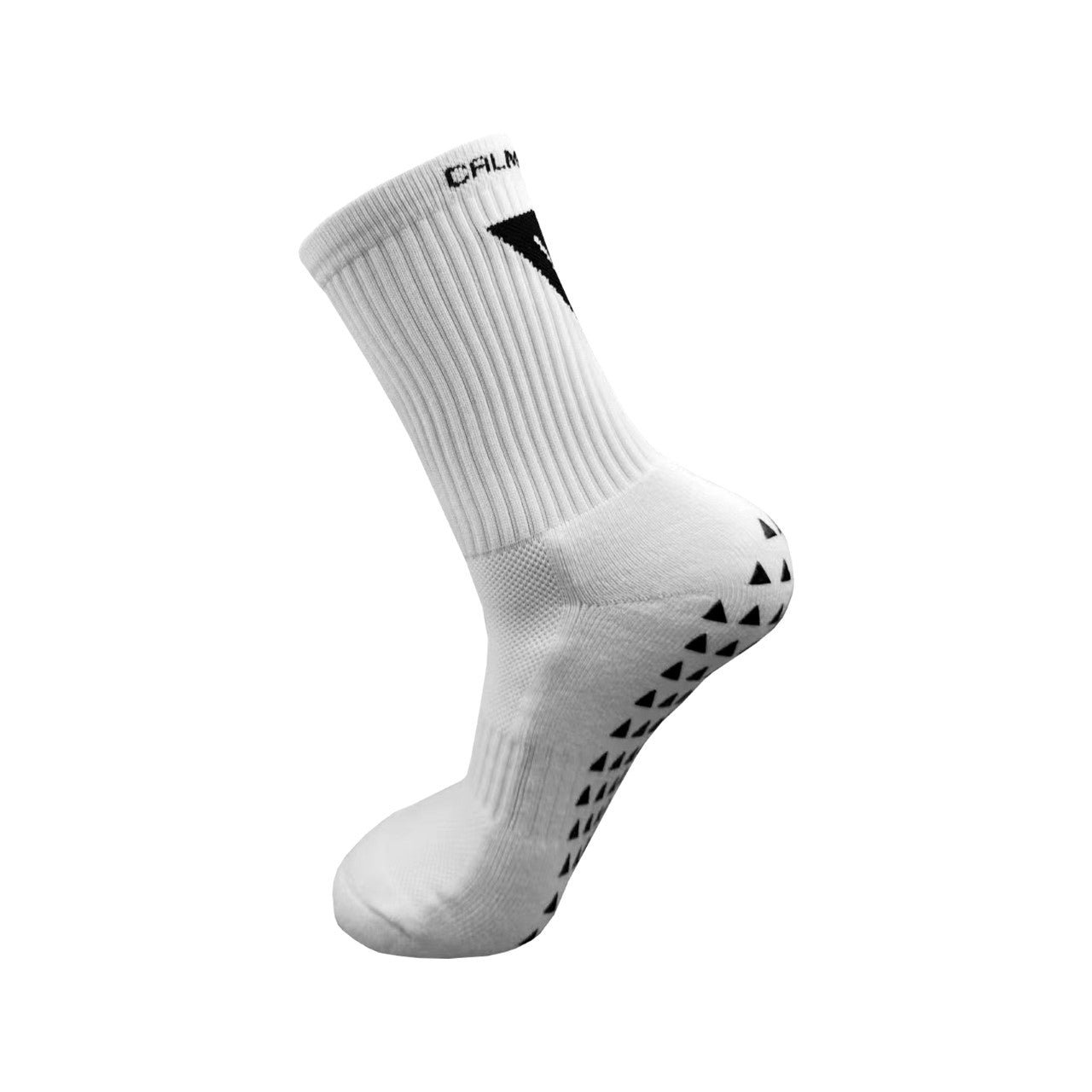 Grip Sock - White (v1) - Football + Soccer-2