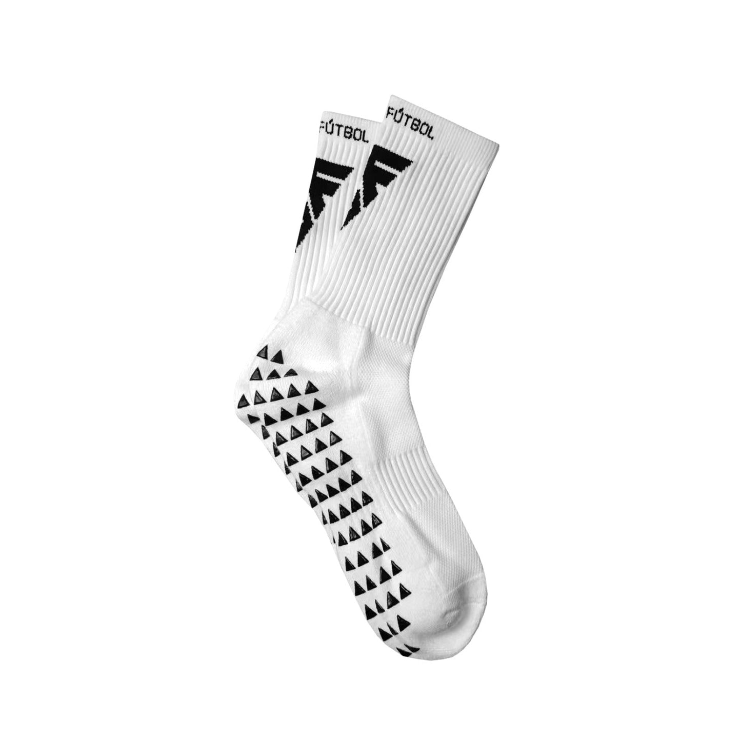 Grip Sock - White (v1) - Football + Soccer-0