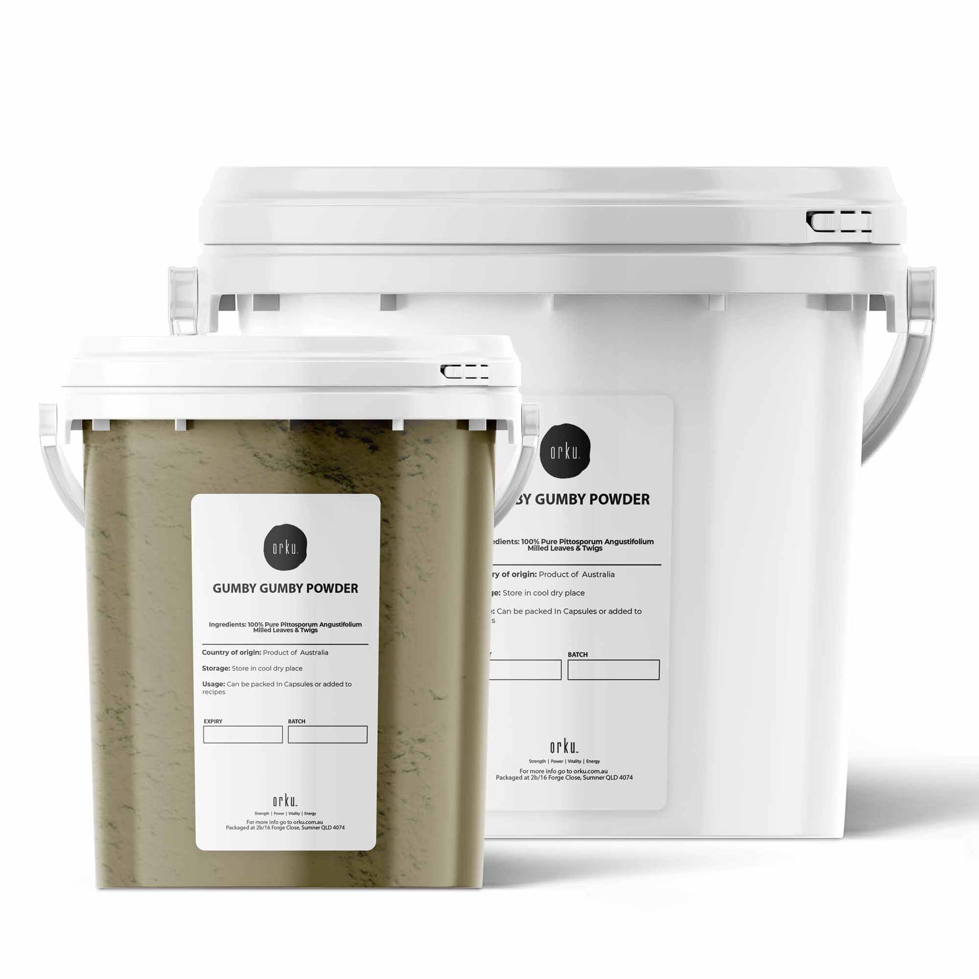 Gumby Gumby Powder Pure Tub - Gumbi Aboriginal Plant Pittosporum Angustifolum-0