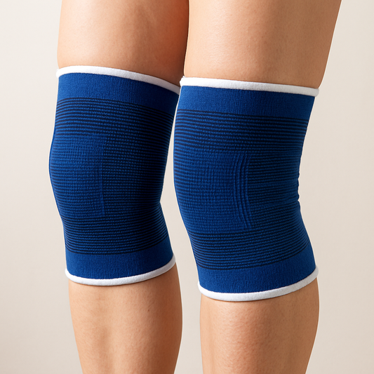 1 Pair Knee Support Compression Sleeve Brace Breathable & Lightweight-0