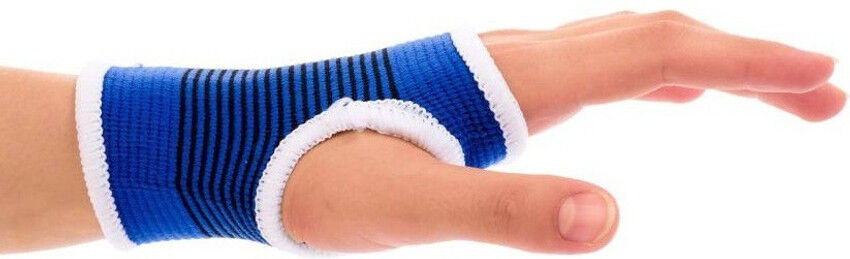 1 Pair (2pcs) Palm Wrist Support Compression Sleeve Arm Support Brace-3