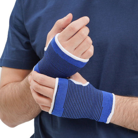 1 Pair (2pcs) Palm Wrist Support Compression Sleeve Arm Support Brace-0