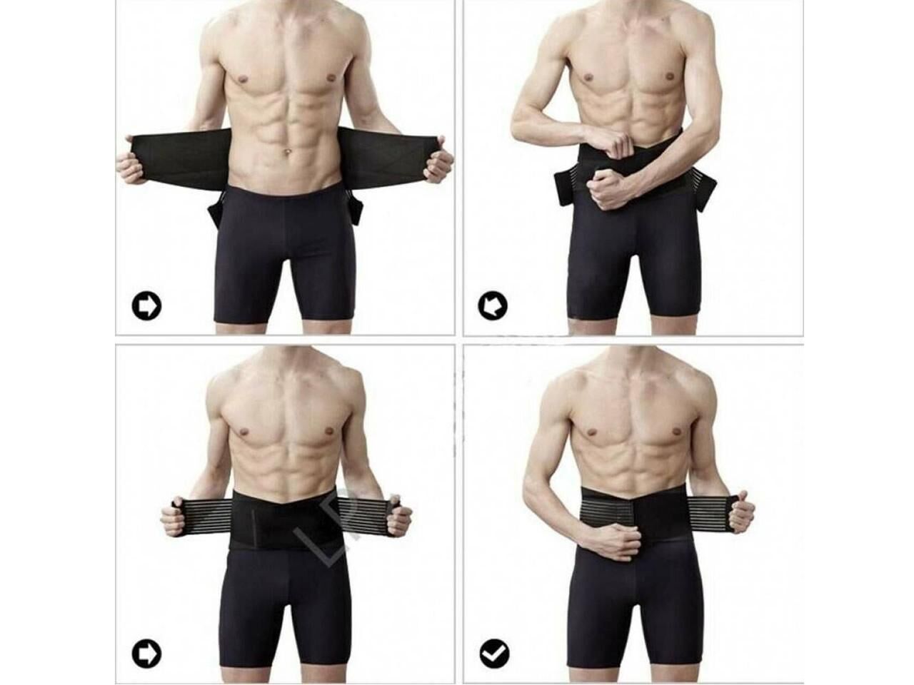 Lumbar Lower Back Support Brace Pain Relief Posture Orthosis Waist Therapy Belt-4