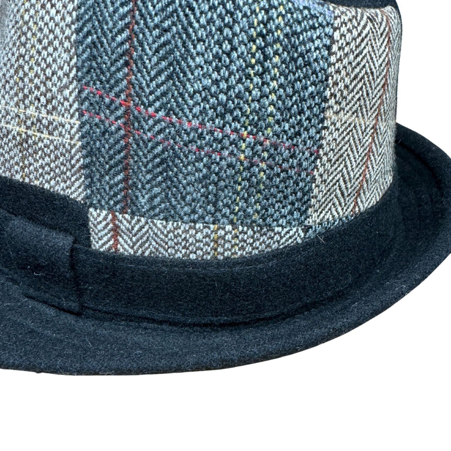 Avenel Felt Patterned Trilby Hat - Black-4
