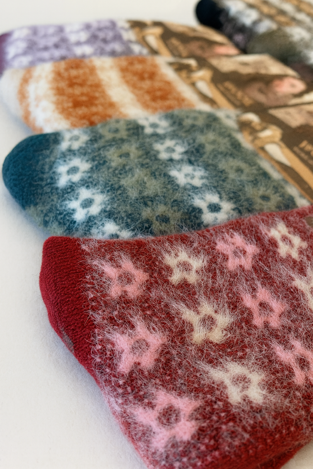 6 Pairs Womens Angora Wool Socks Extra Warm Winter Thermal Soft