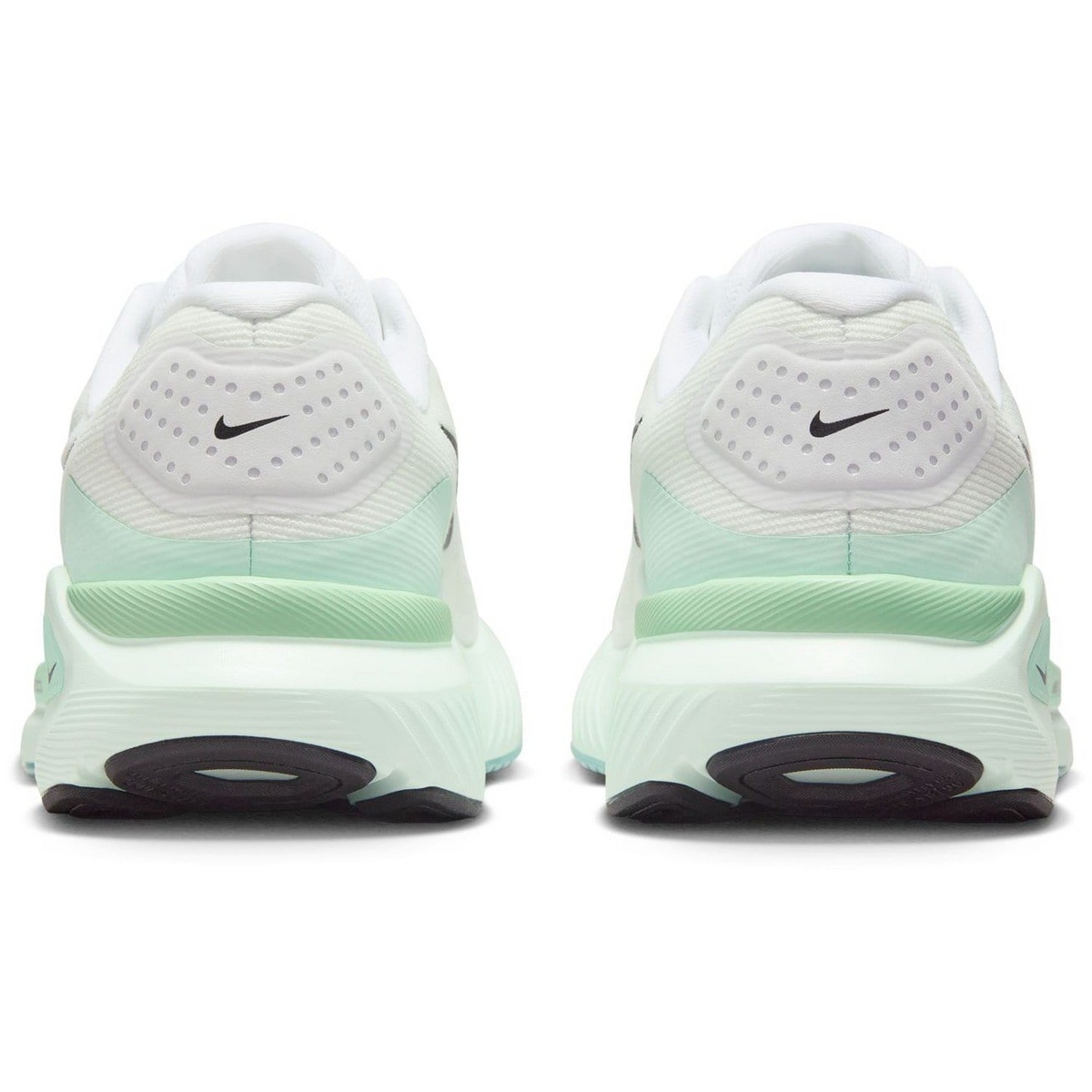 Nike Womens Structure 26 Sneakers Runners Shoes in White/Black/Barely Green/Mint Foam