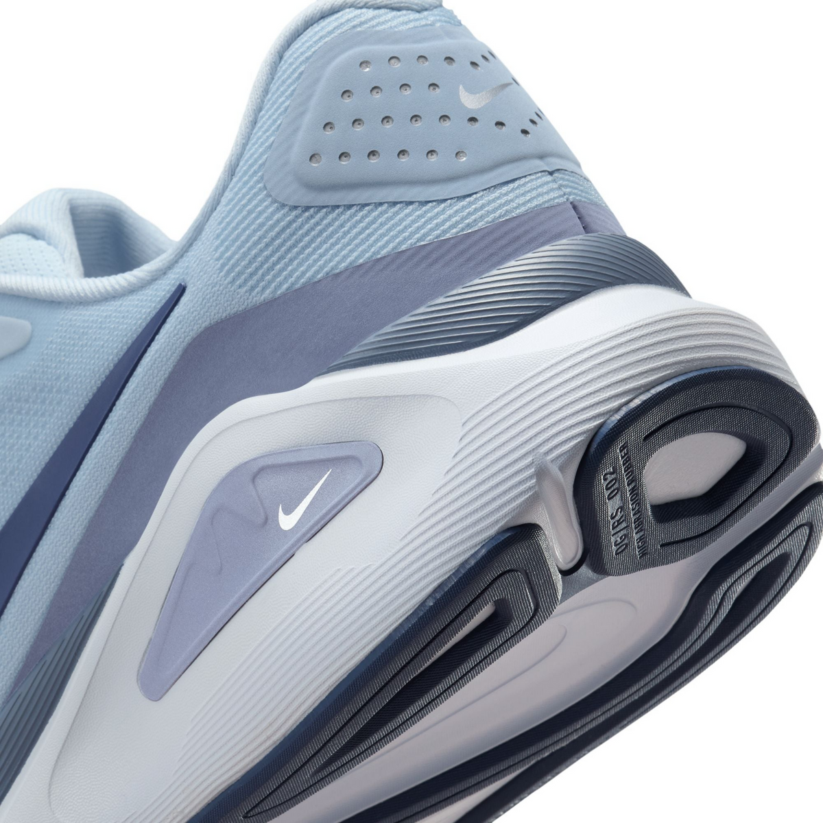 Nike Mens Structure 26 Road Running Shoes in Light Armory Blue Diffused Blue