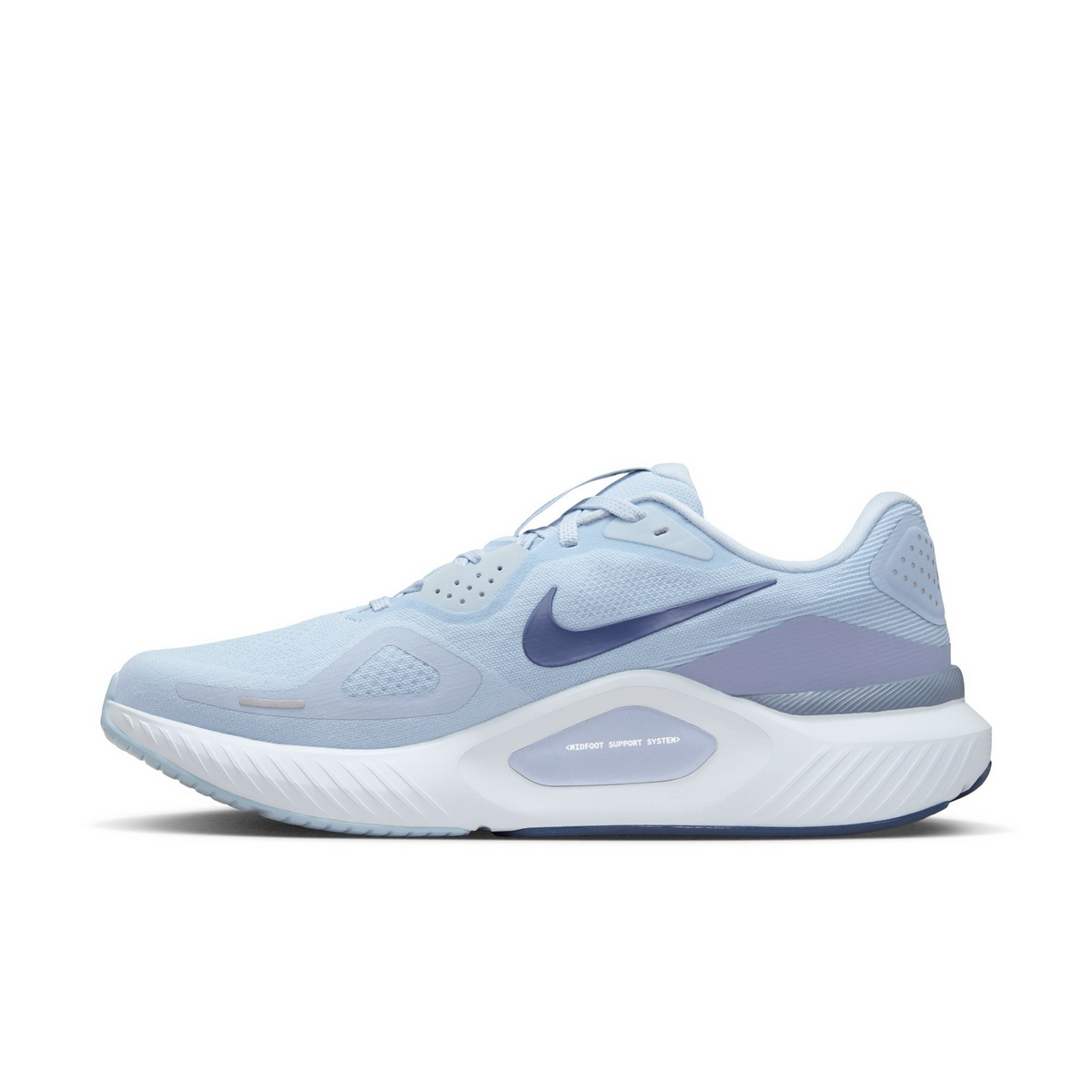 Nike Mens Structure 26 Road Running Shoes in Light Armory Blue Diffused Blue