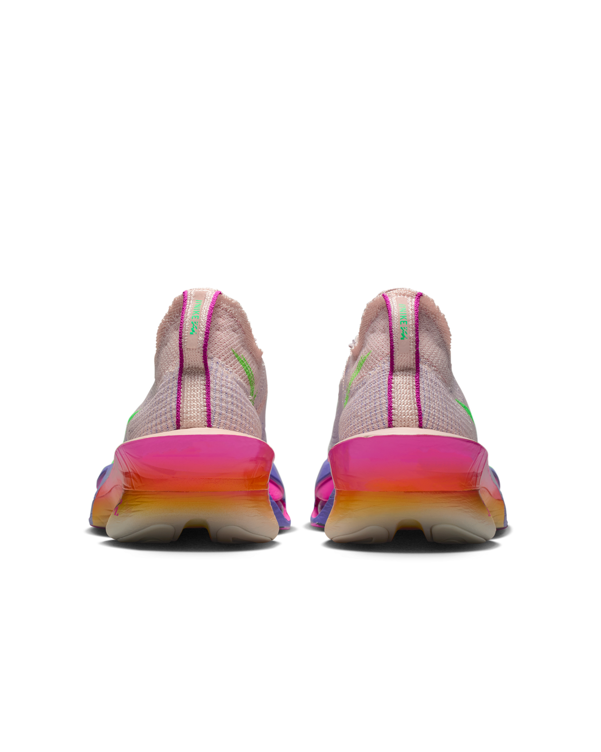 Nike Mens Alphafly 3 EK (Eliud Kipchoge) Road Racing Shoes in Silt Red/Bright Ceramic/Fire Pink/Green Shock