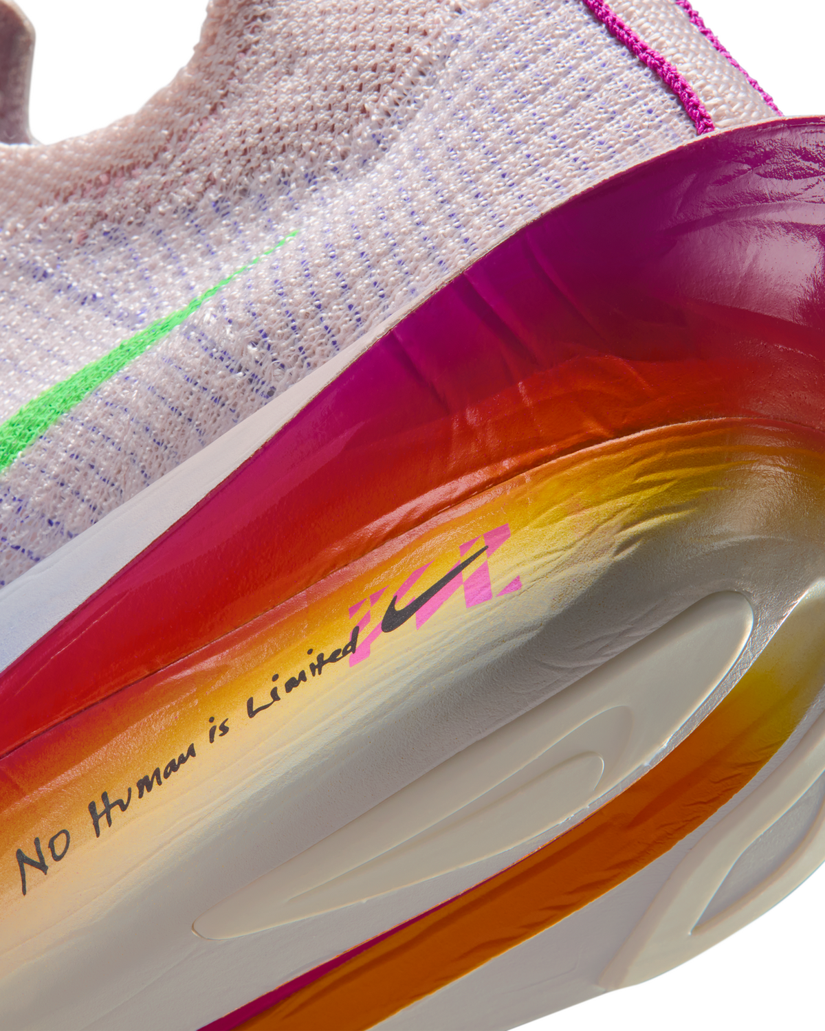 Nike Mens Alphafly 3 EK (Eliud Kipchoge) Road Racing Shoes in Silt Red/Bright Ceramic/Fire Pink/Green Shock