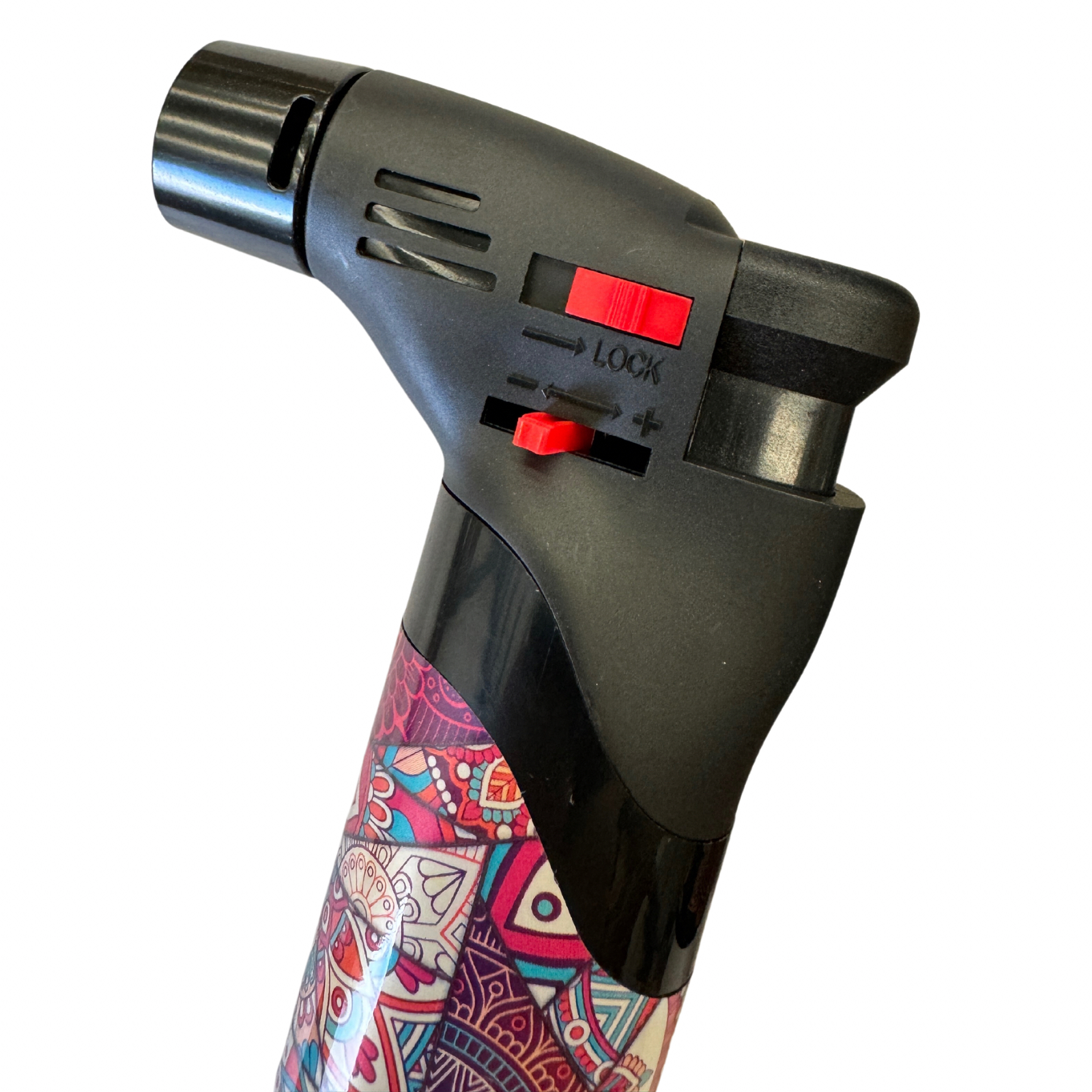 12x Jet Gas Lighter Torch Gun Gas w/ Refillable Butane & Safety Lock - Assorted Colours-3