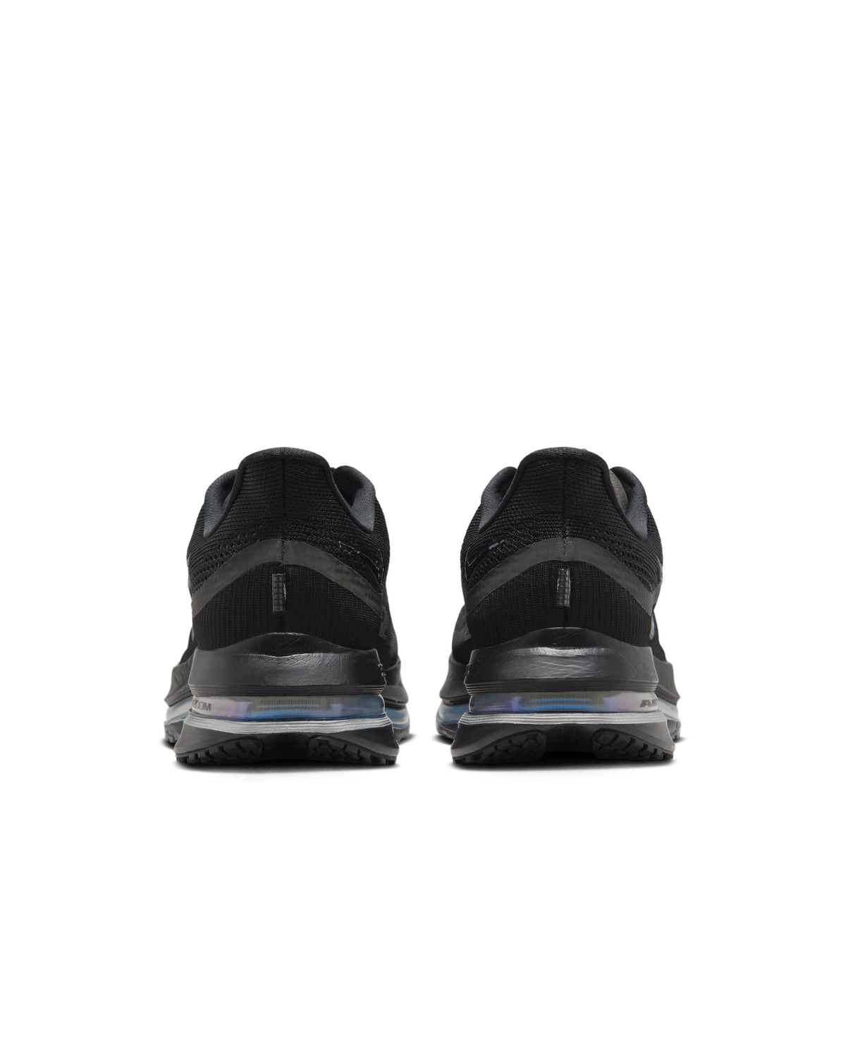 Nike Mens Pegasus Road Running Shoes Sneakers in Black/Metallic Silver/Black