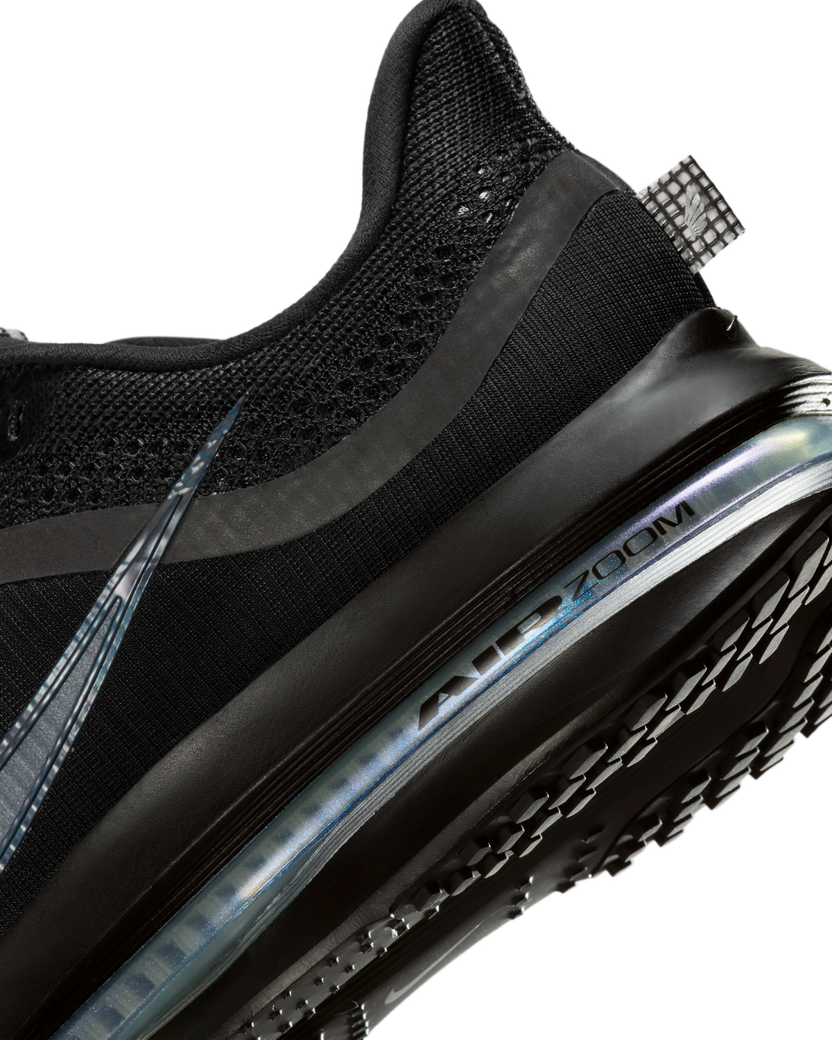 Nike Womens Pegasus Premium Shoes Sneakers Runners in Black/Black-Metallic Silver
