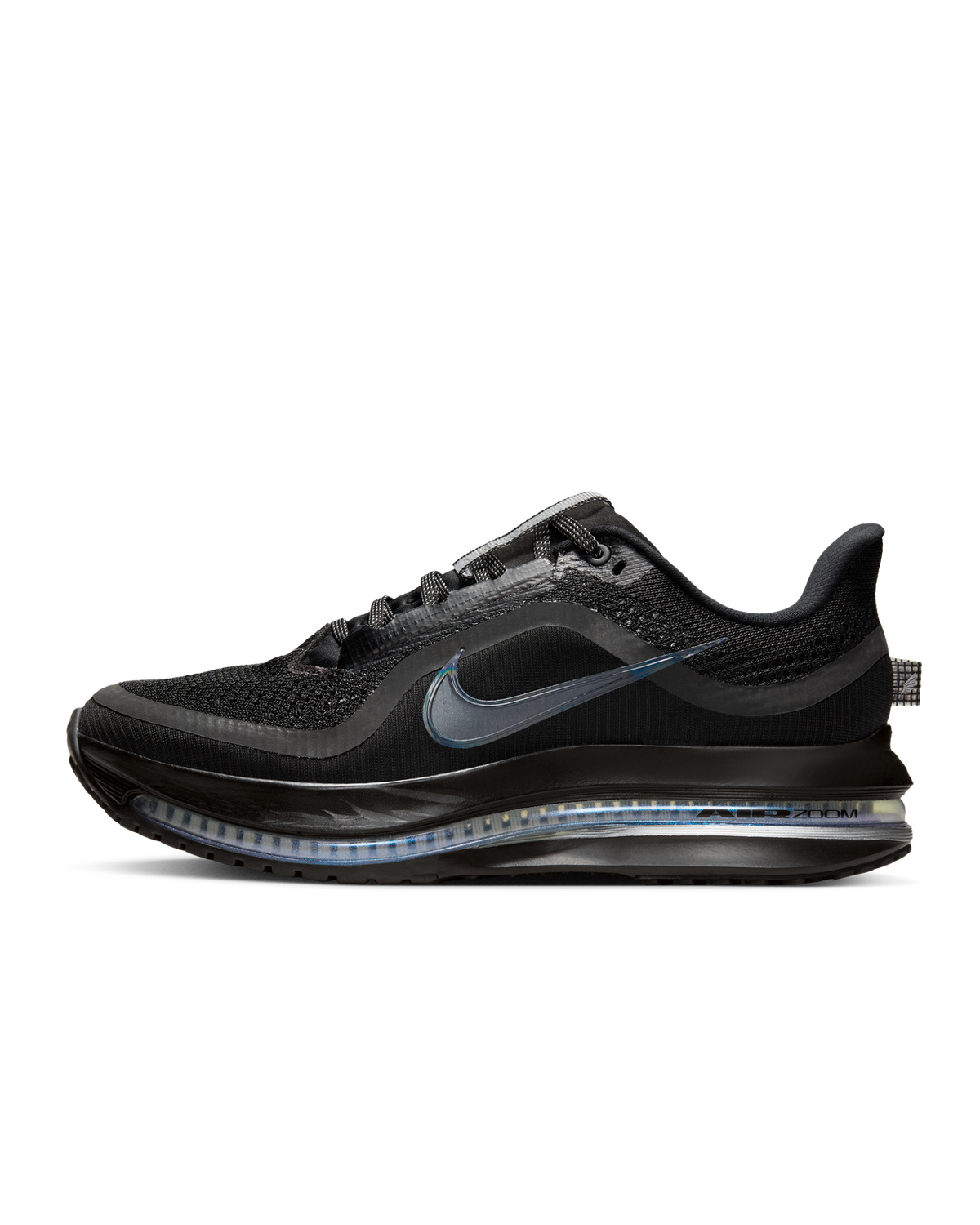 Nike Womens Pegasus Premium Shoes Sneakers Runners in Black/Black-Metallic Silver