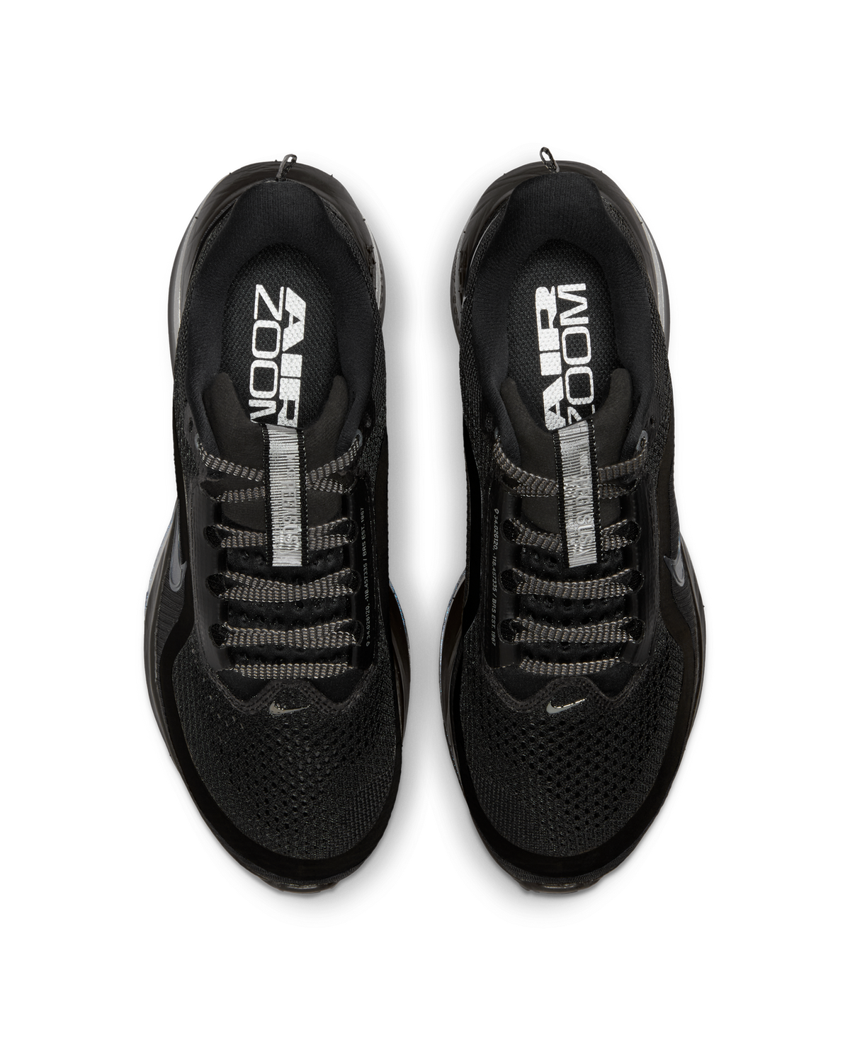 Nike Womens Pegasus Premium Shoes Sneakers Runners in Black/Black-Metallic Silver