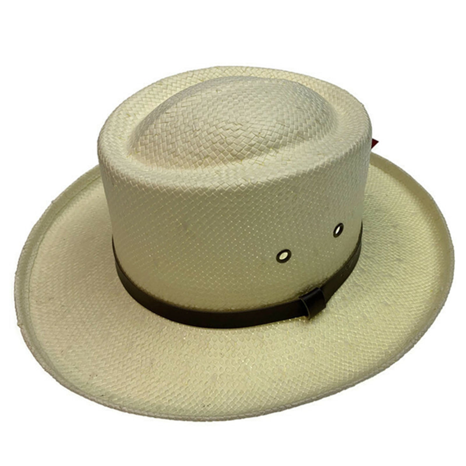 DENTS Paper Straw Hat Wide Brim Sun Beach Gold Cap Summer Natural Protection-5