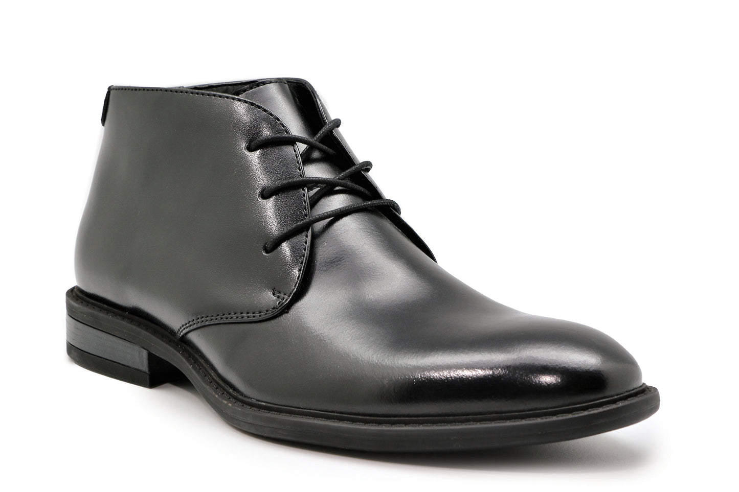 Massa Mens Hugo Desert Boot Shoes Leather Chukka Dress Formal - Black-7