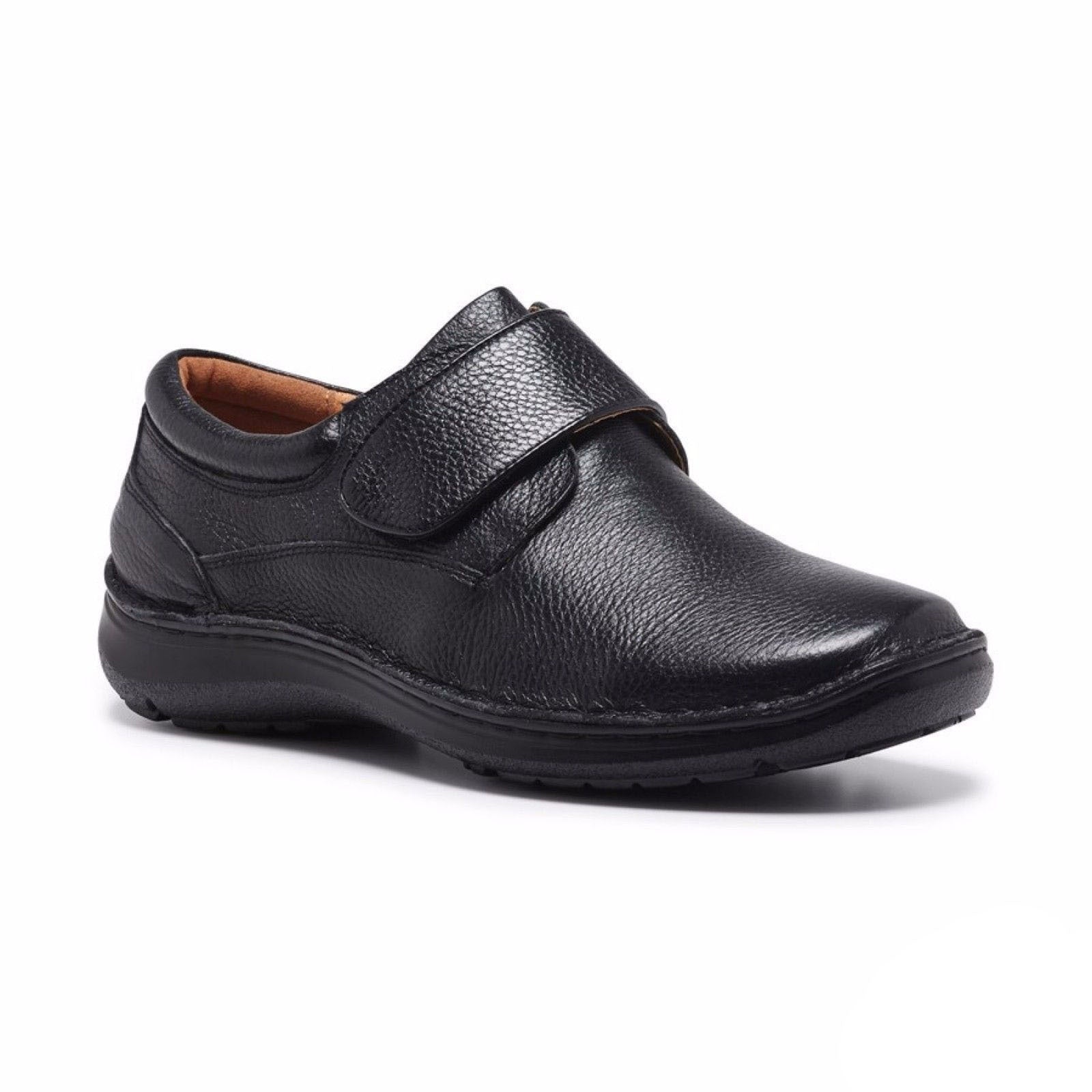 HUSH PUPPIES BLOKE Leather Shoes Slip On Extra Wide Work All Day Comfort-5
