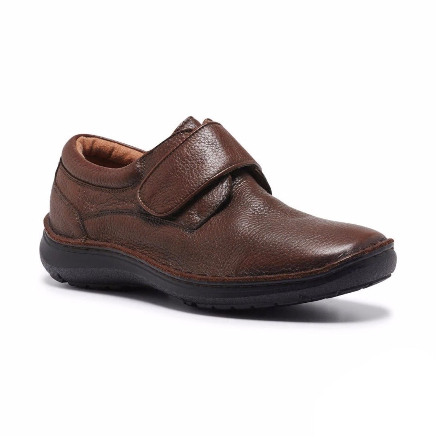 HUSH PUPPIES BLOKE Leather Shoes Slip On Extra Wide Work All Day Comfort-4